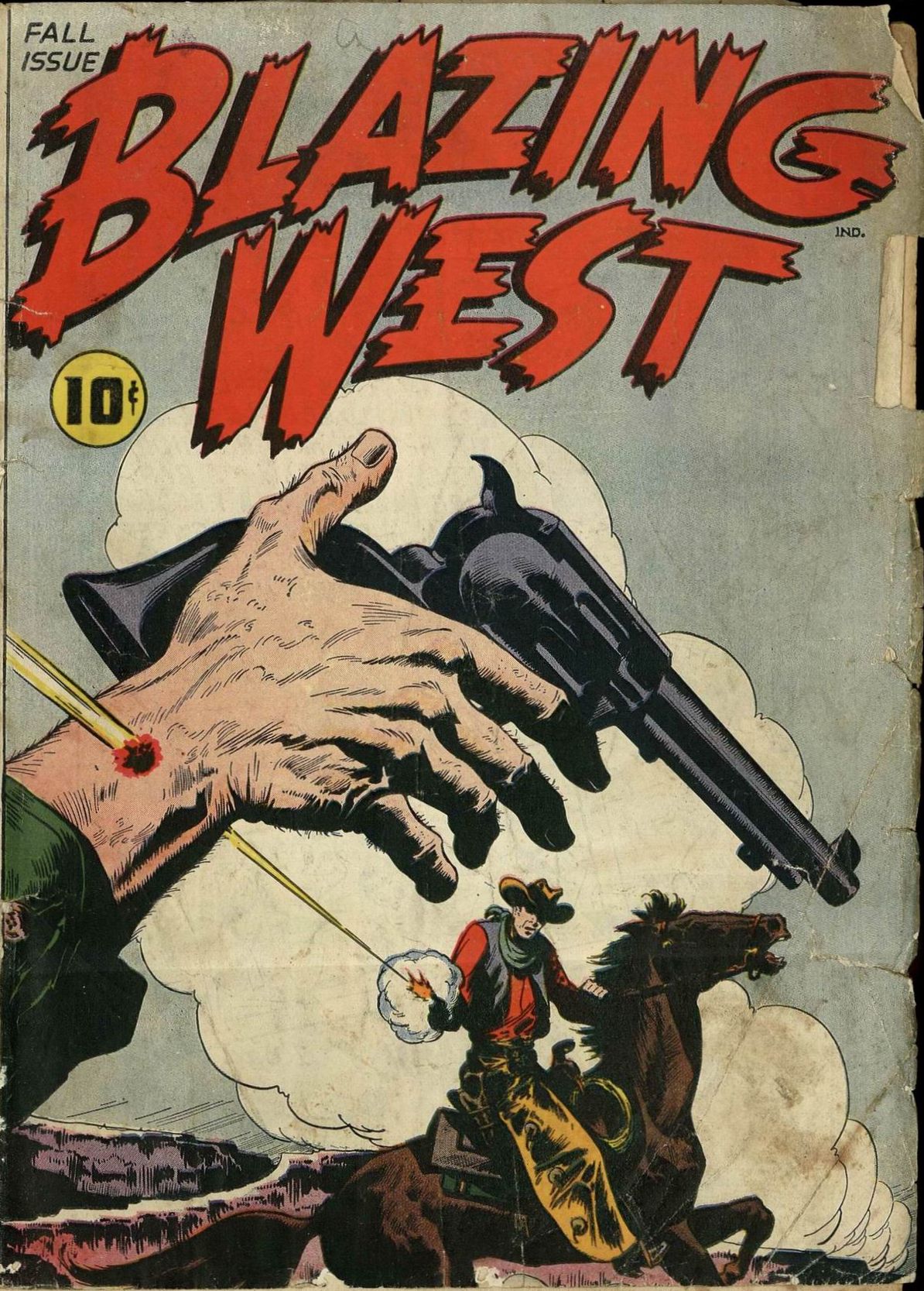 Blazing West Number 1 Western Comic Book