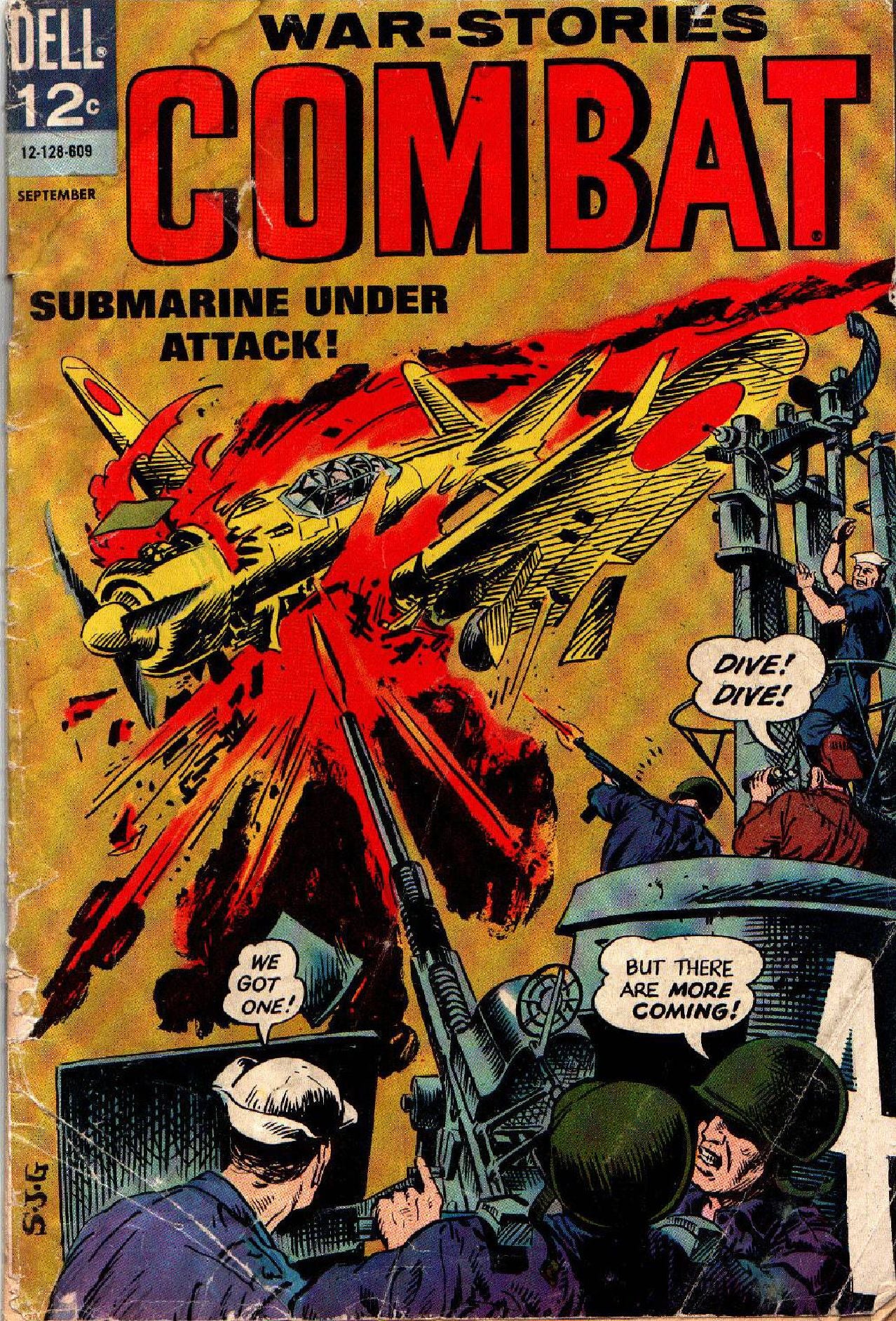 Combat Number 21 War Comic Book