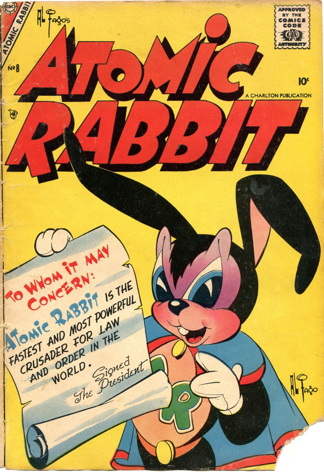 Atomic Rabbit Number 8 Childrens Comic Book