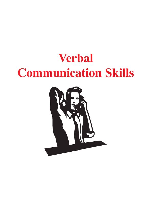 Verbal Communication Skills