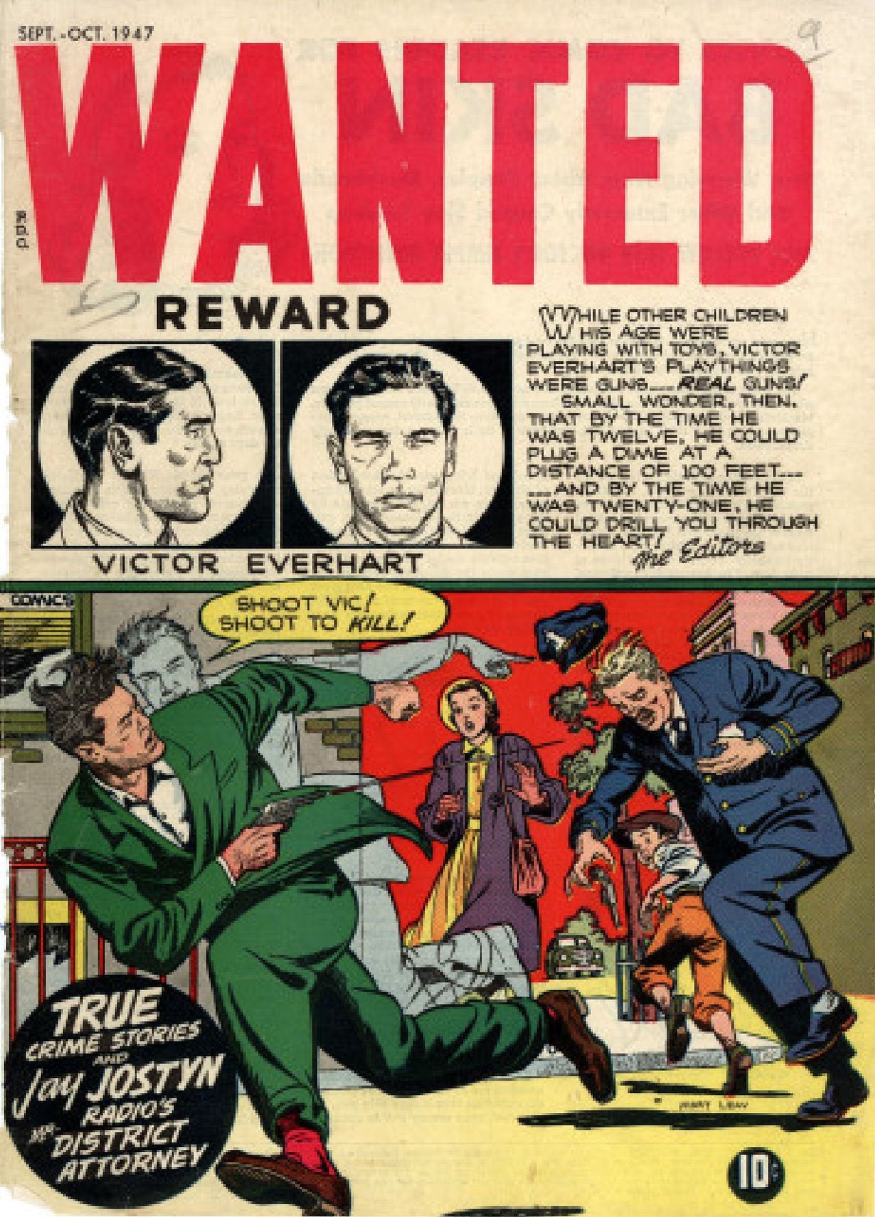 Wanted Comics Number 9 Crime Comic Book