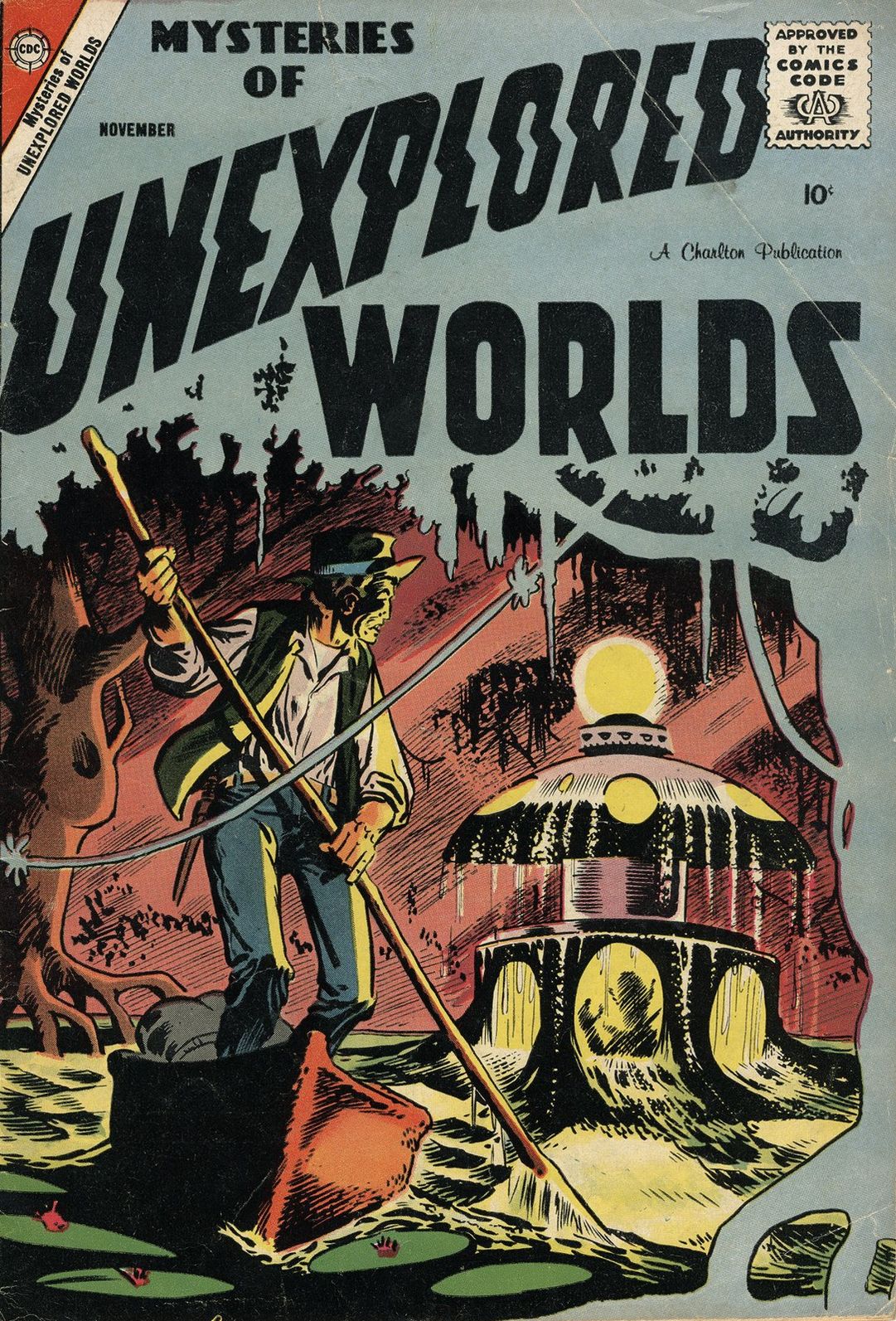 Mysteries Of Unexplored Worlds Number 10 Fantasy Comic Book
