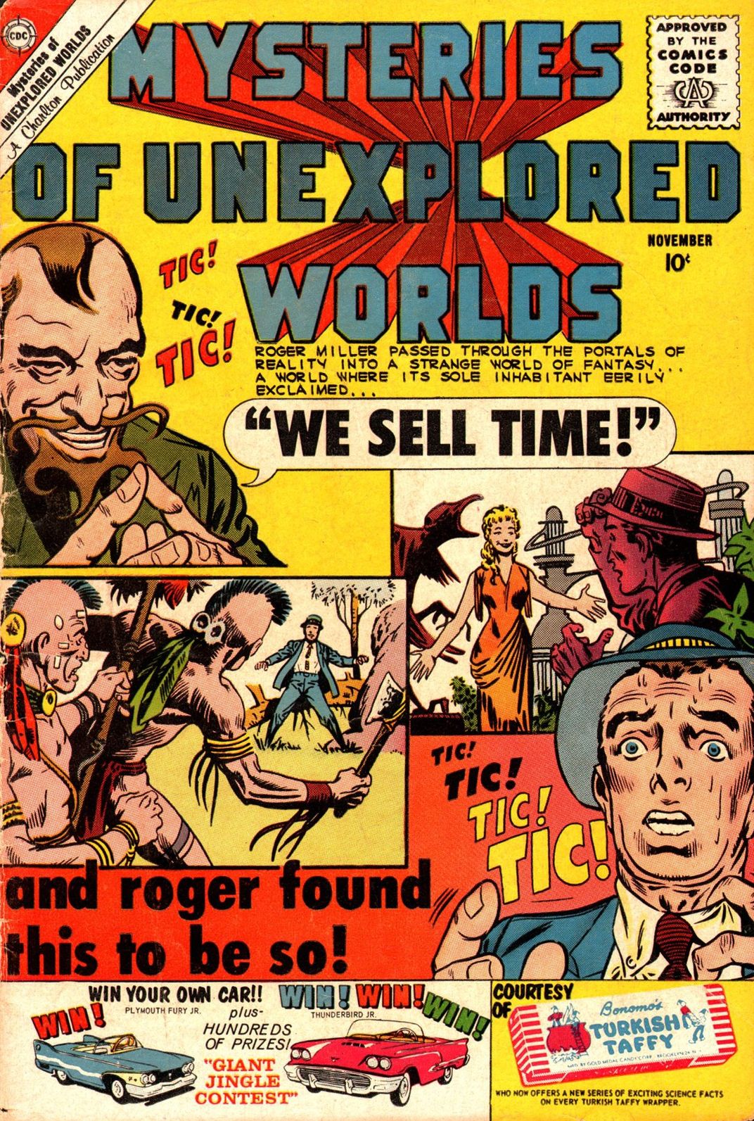Mysteries Of Unexplored Worlds Number 21 Fantasy Comic Book