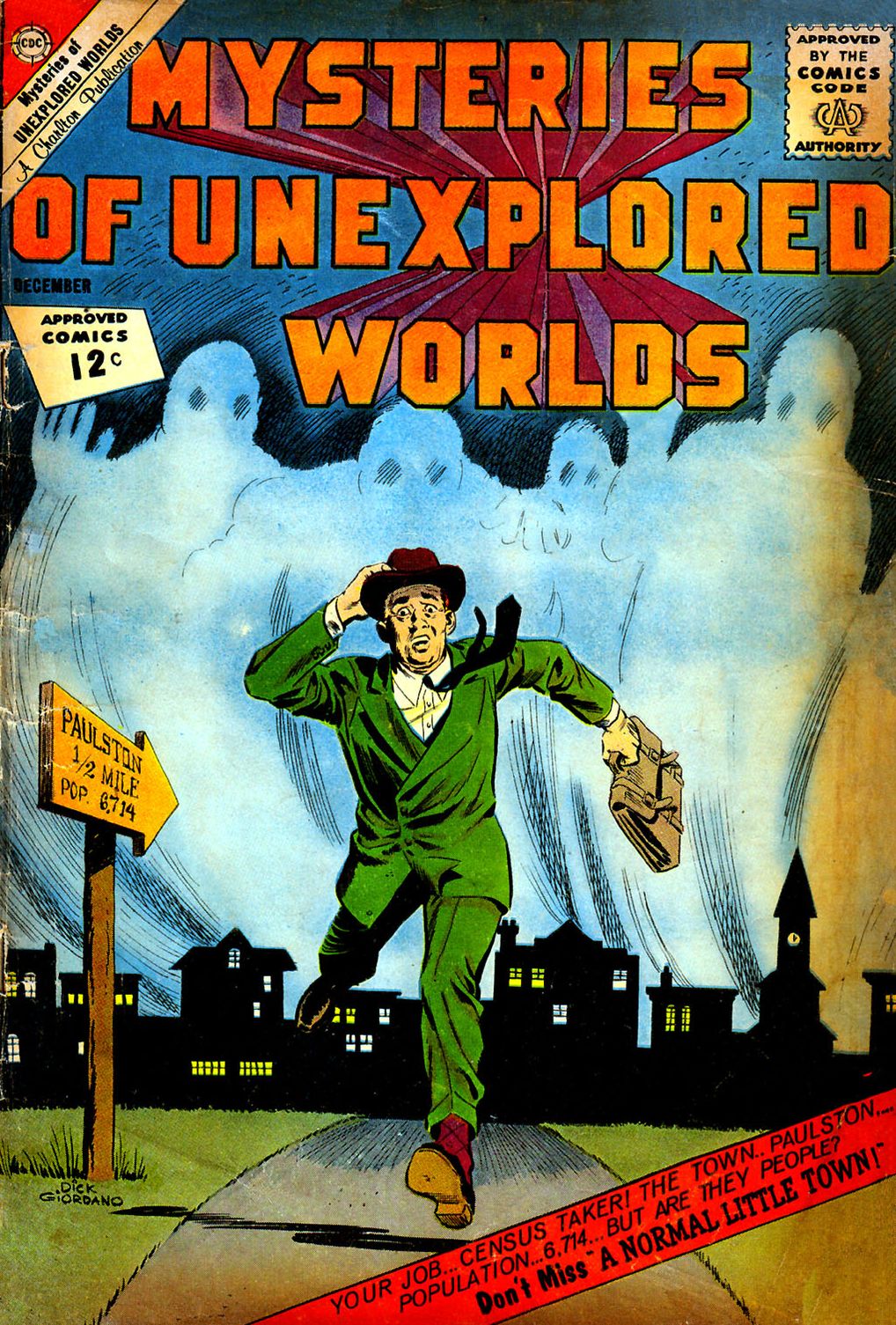 Mysteries of Unexplored Worlds Number 33 Fantasy Comic Book