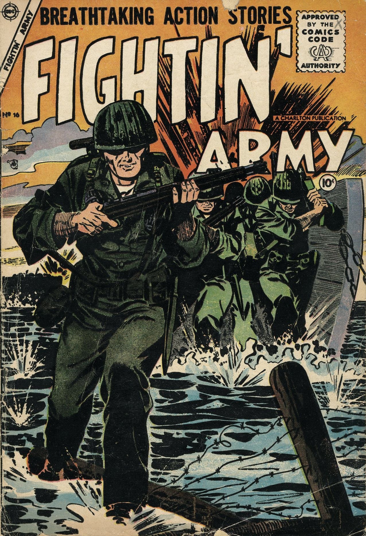 Fightin Army Number 16 War Comic Book