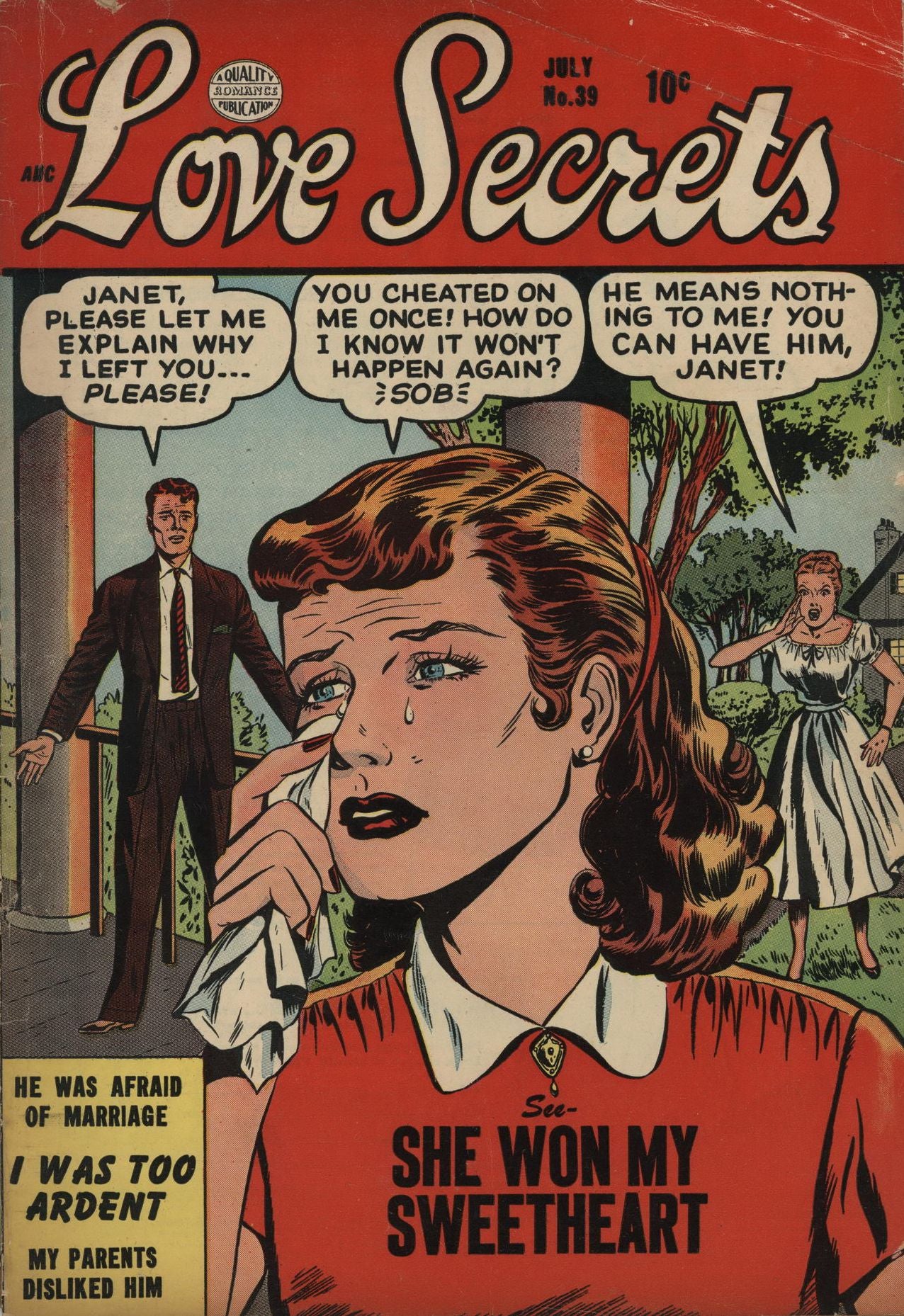Love Secrets Number 39 Love Comic Book