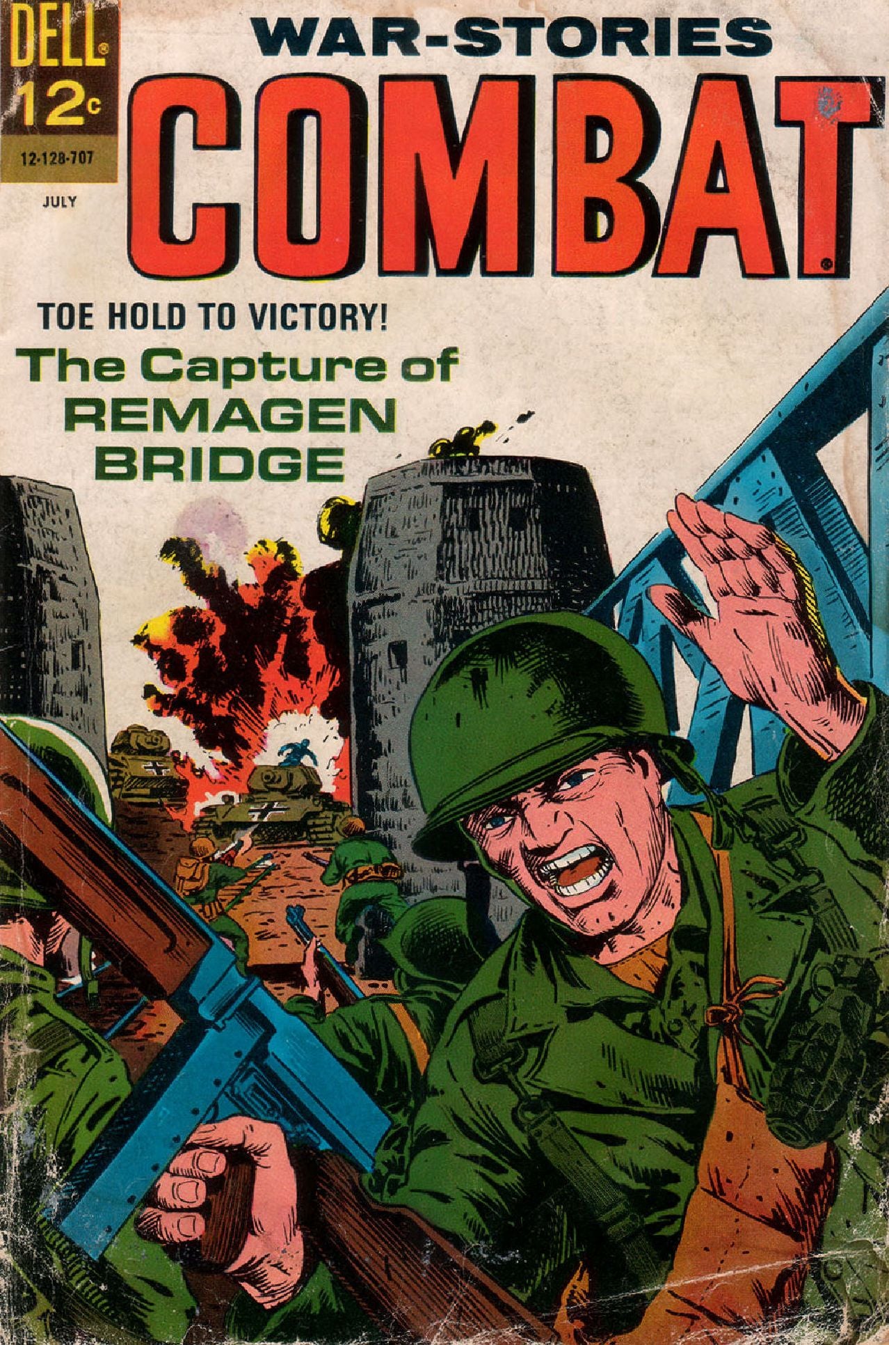 Combat Number 25 War Comic Book