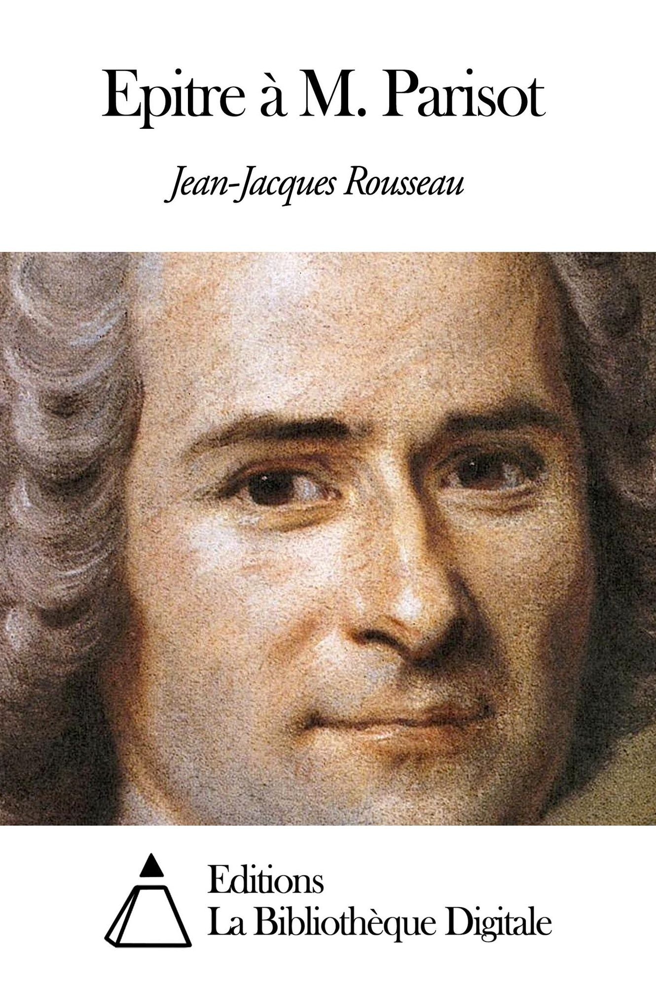 Epitre &agrave; M. Parisot