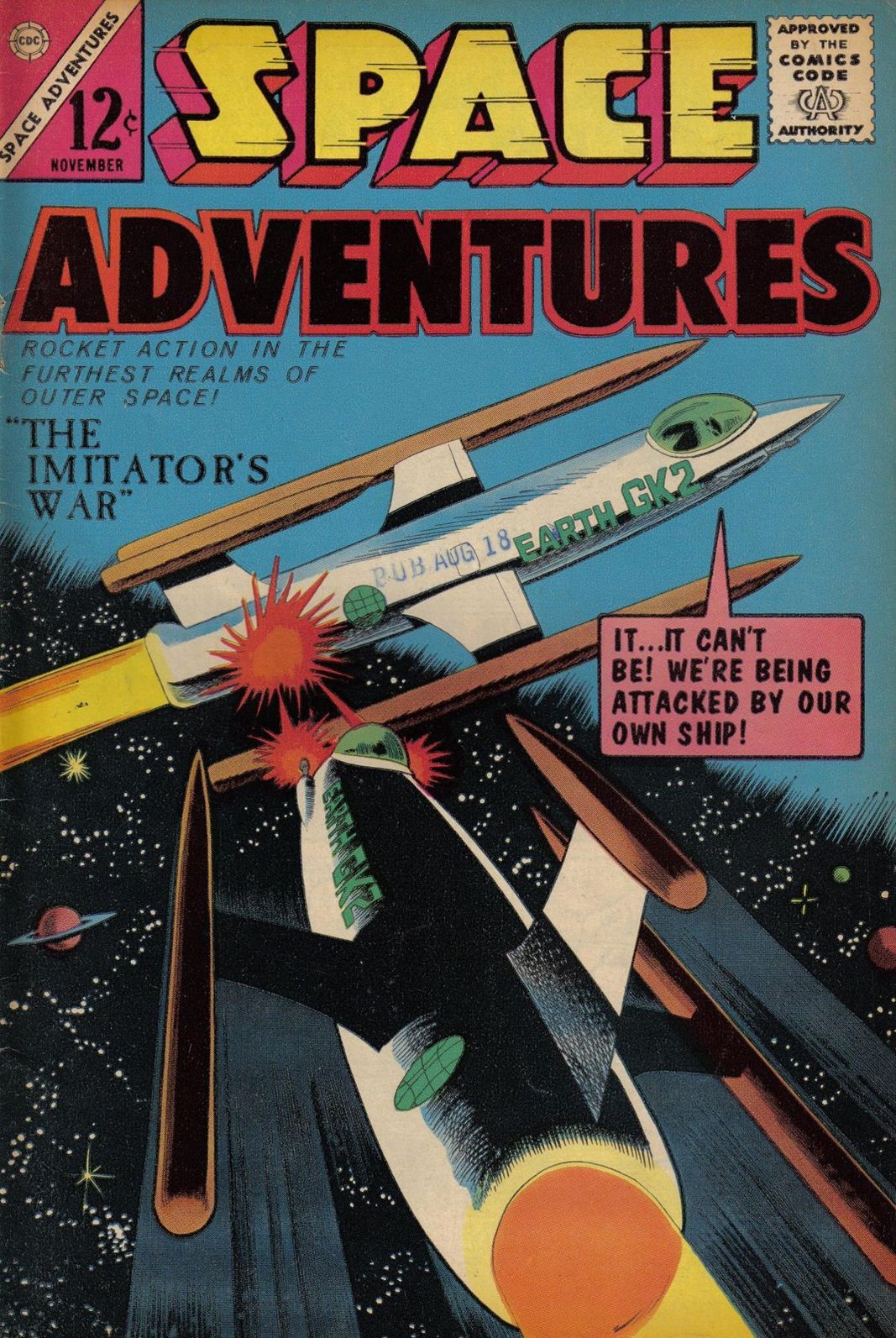 Space Adventures Number 59 Science Fiction Comic Book