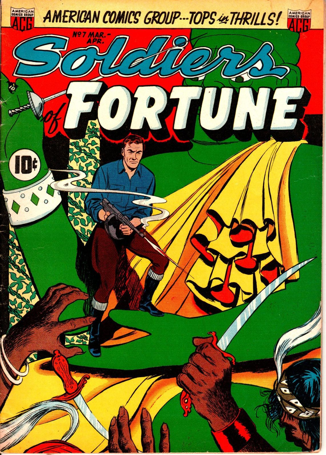 Soldiers Of Fortune Number 7 War Comic Book