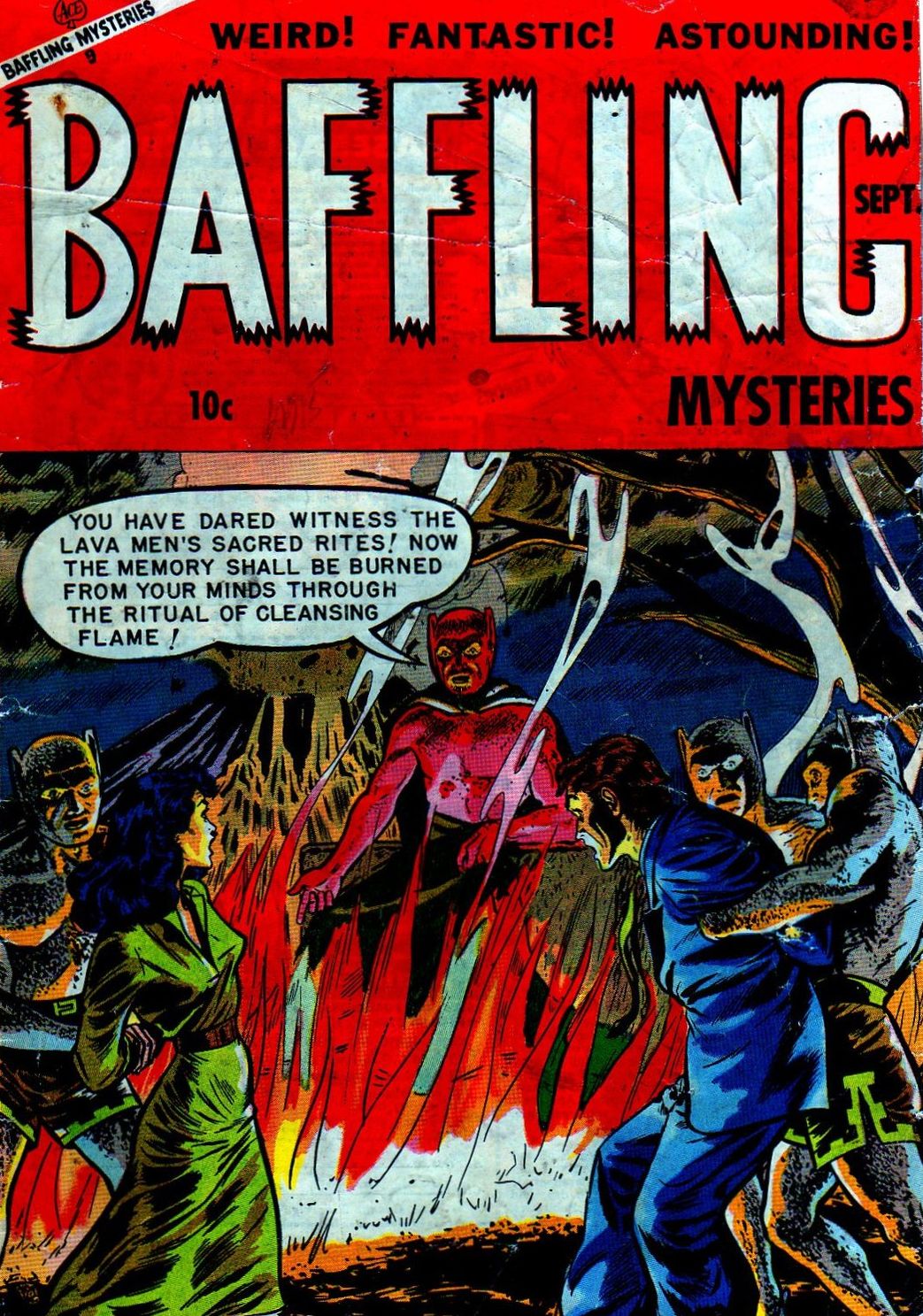 Baffling Mysteries Horror Comic Books Issue No. 17 1953