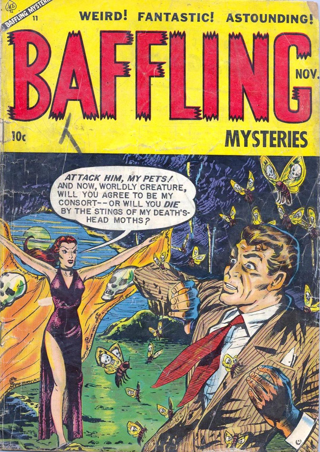 Baffling Mysteries Horror Comic Books Issue No. 18 1953