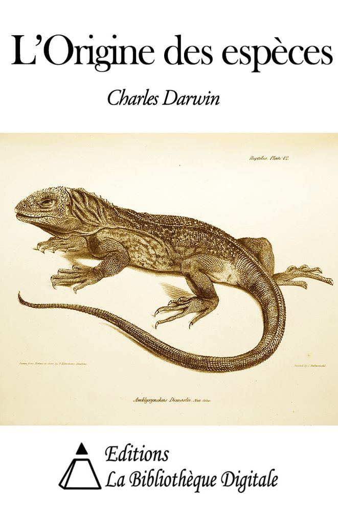 L’Origine des esp&egrave;ces