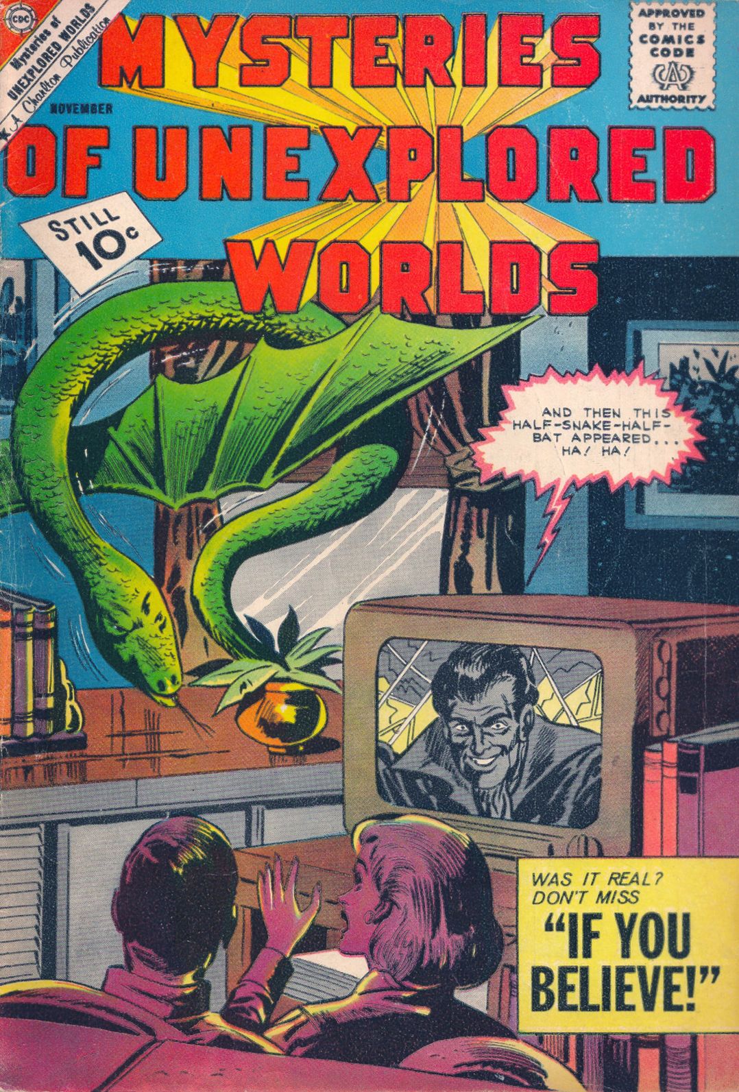 Mysteries Of Unexplored Worlds Number 27 Fantasy Comic Book