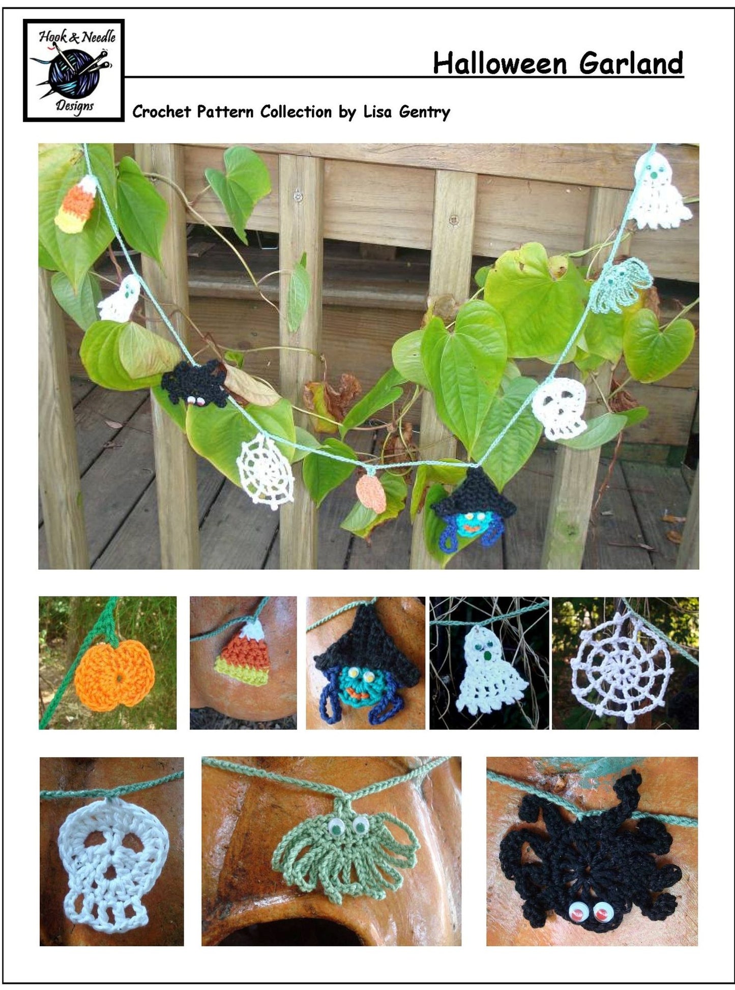 Halloween Garland - Crochet Pattern