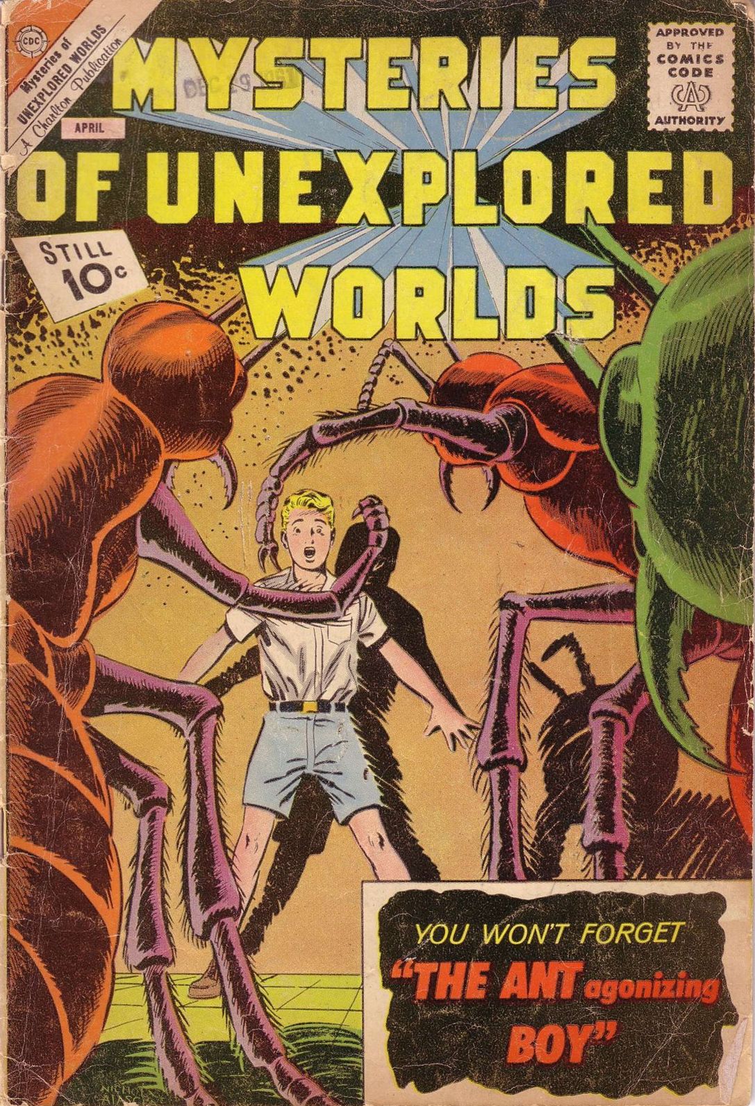 Mysteries Of Unexplored Worlds Number 29 Fantasy Comic Book