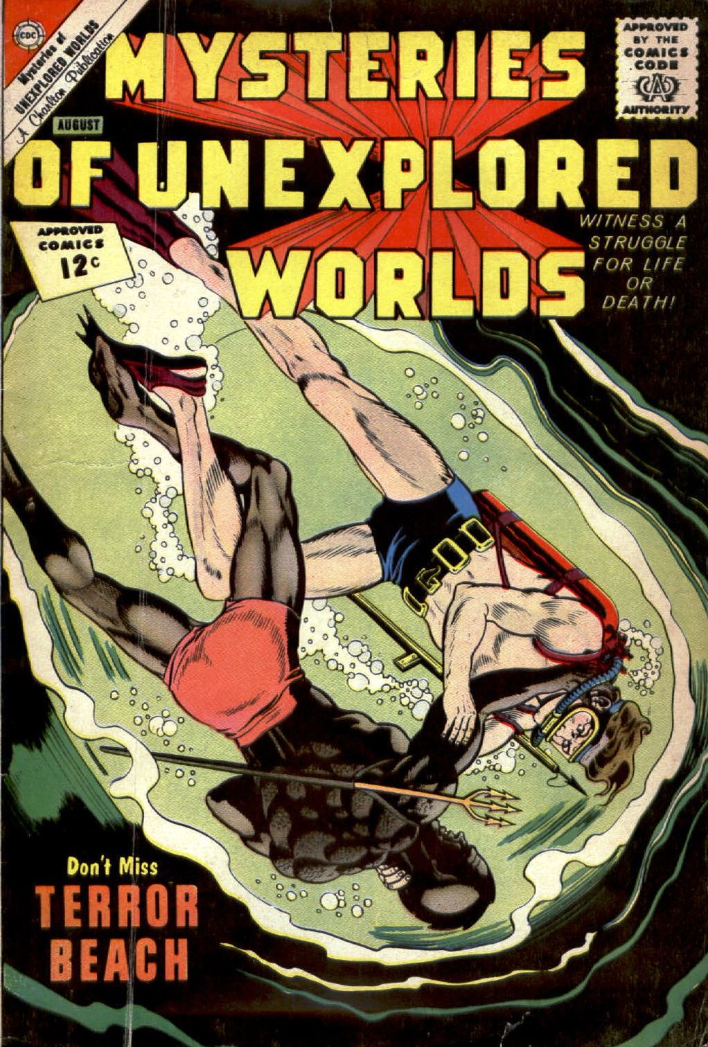 Mysteries Of Unexplored Worlds Number 31 Fantasy Comic Book