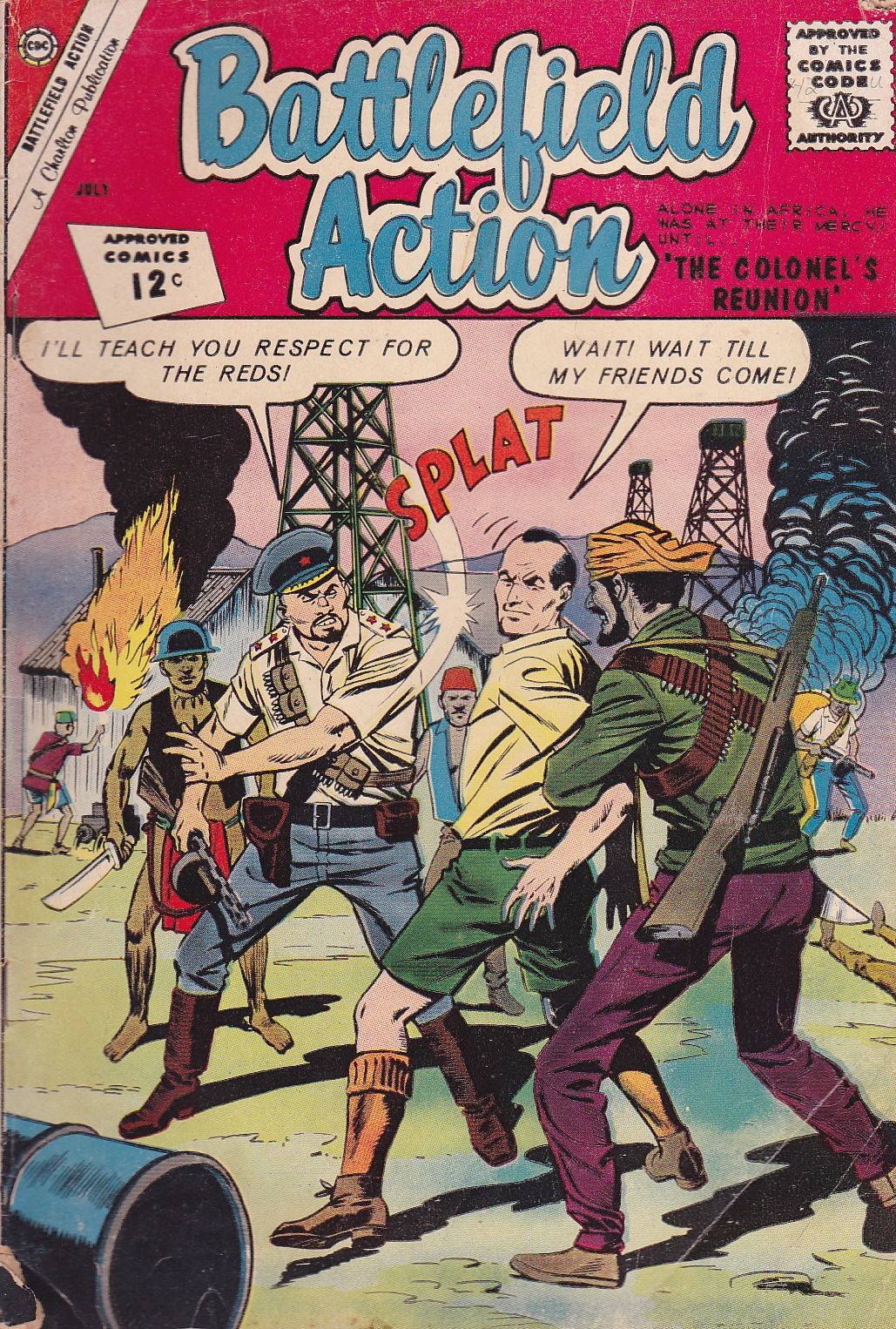 Battlefield Action Number 42 War Comic Book
