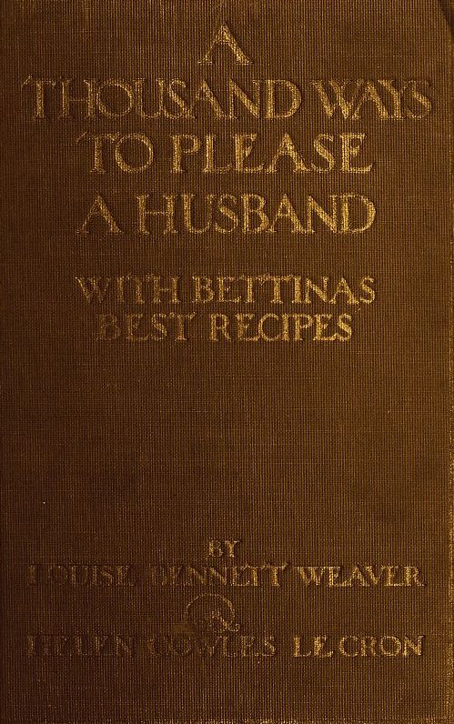 A Thousand Ways to Please a Husband