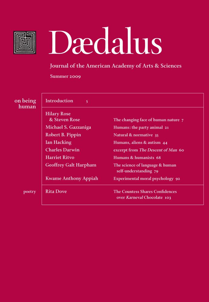 Daedalus 138:3 (Summer 2009) - On Being Human