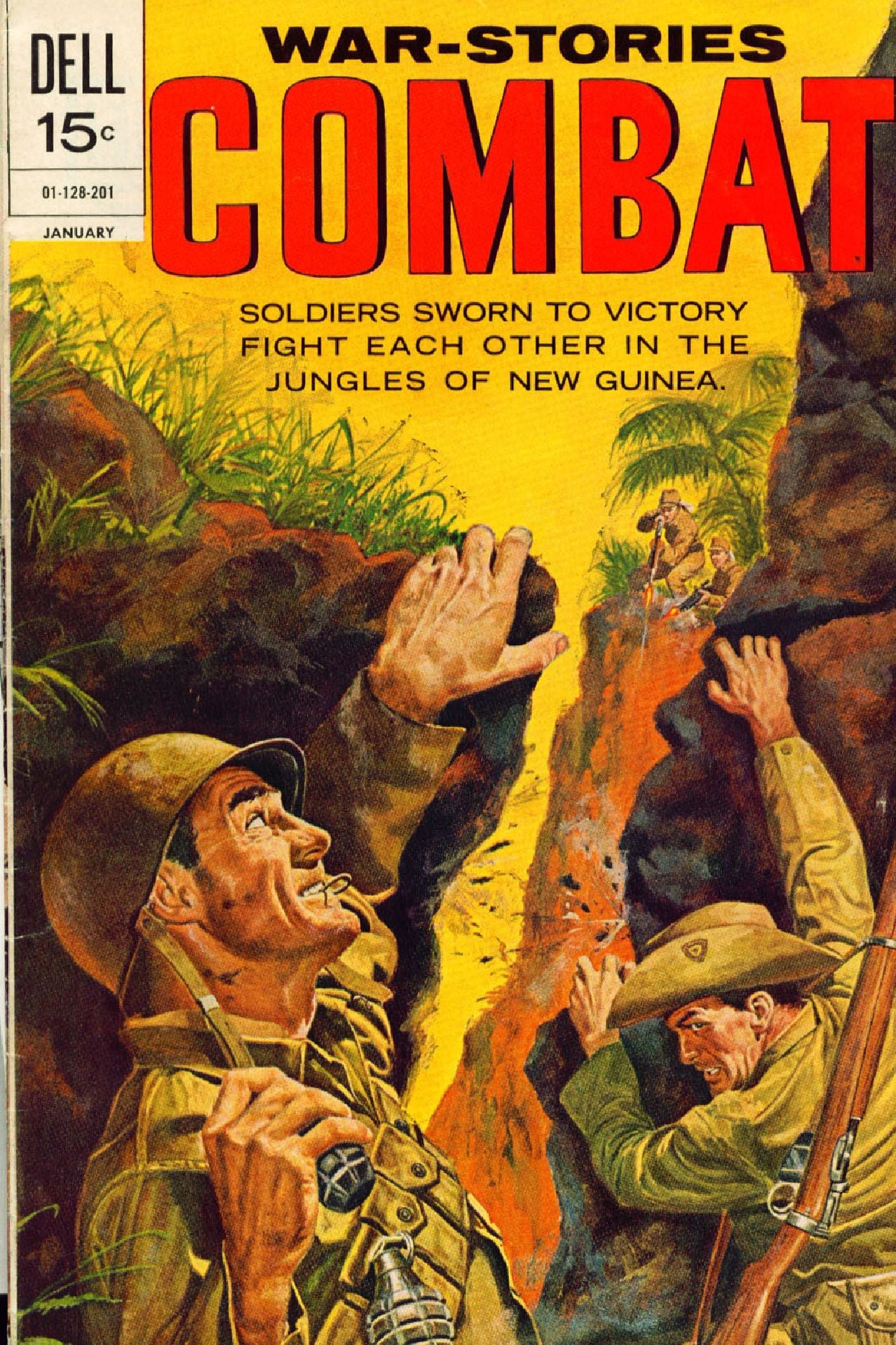 Combat Number 34 War Comic Book