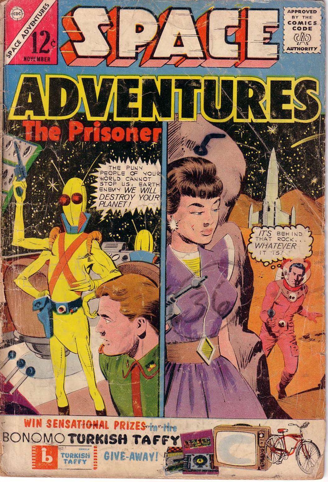 Space Adventures Number 54 Science Fiction Comic Book