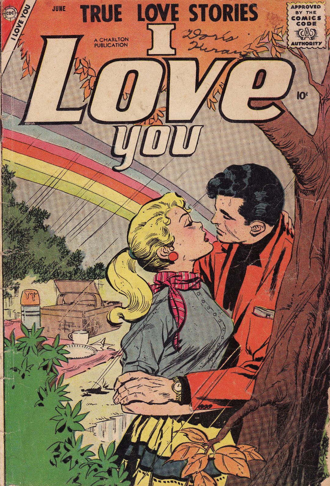 I Love You Number 18 Romance Comic Book