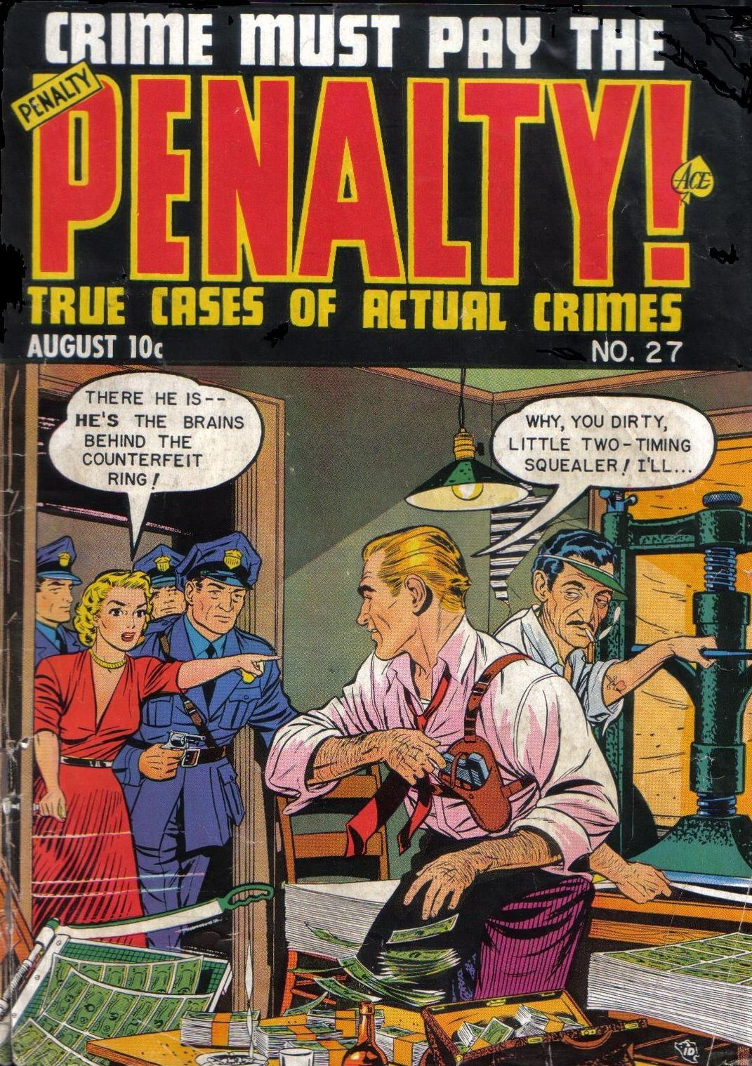 Crime Must Pay The Penalty Comic Books Issue No. 27 1952