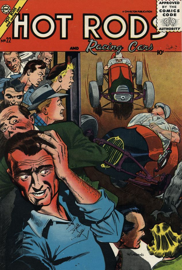 Hot Rods and Racing Cars Number 22 Car Comic Book