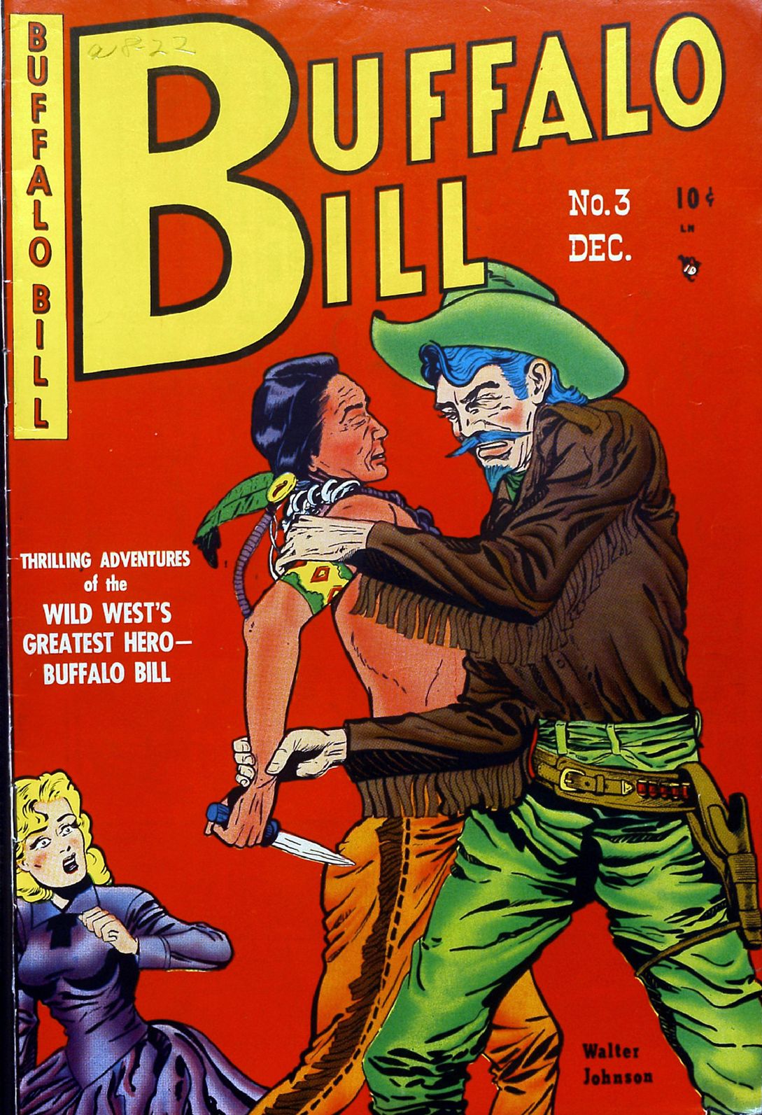 Buffalo Bill Number 3 Western Comic Book