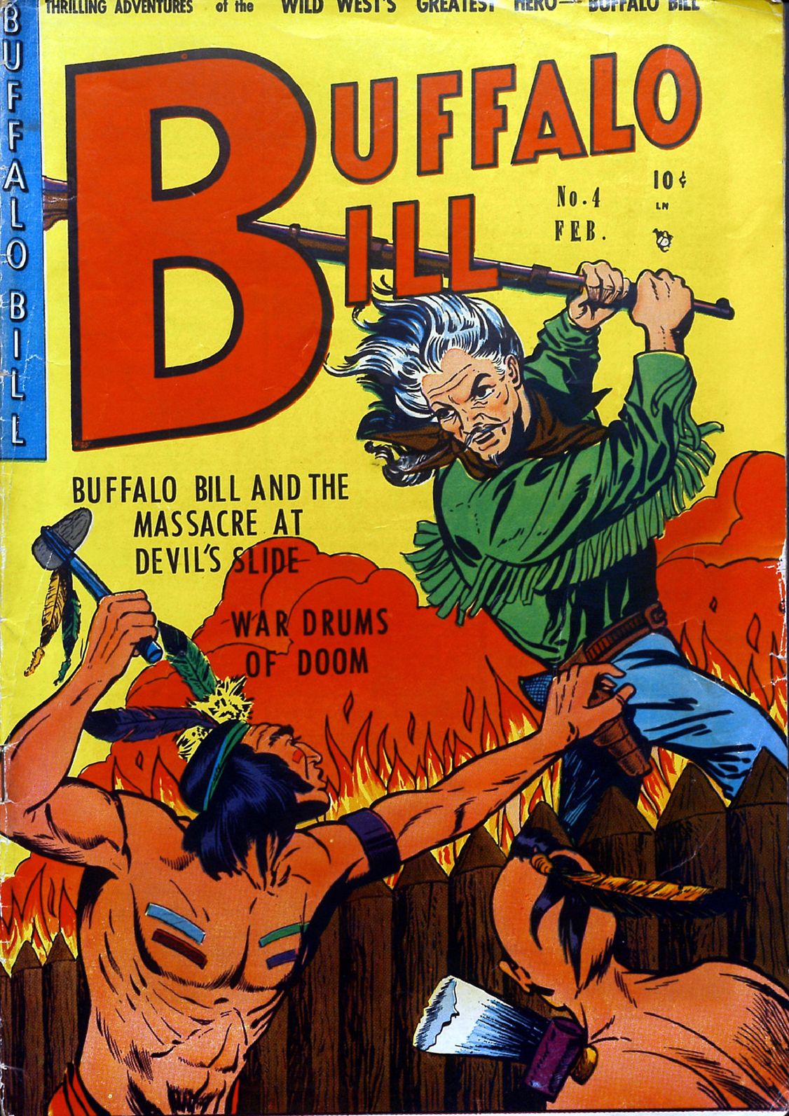 Buffalo Bill Number 4 Western Comic Book
