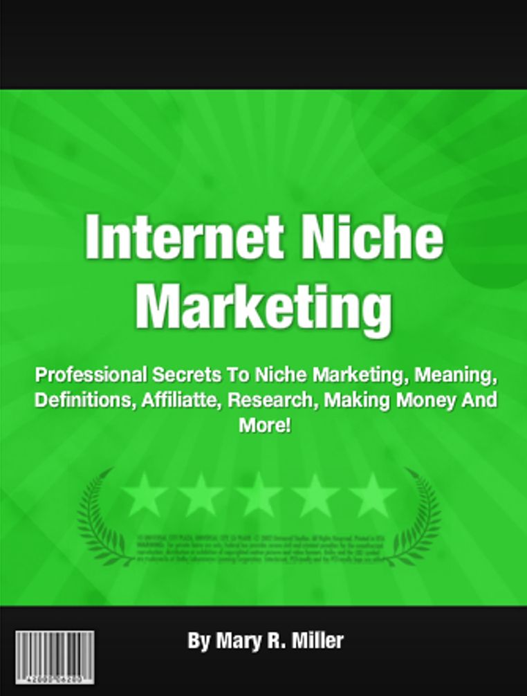 Internet Niche Marketing: Professional Secrets to Niche Marketing, Meaning, Definitions, Affiliate, Research, Making Money and More!