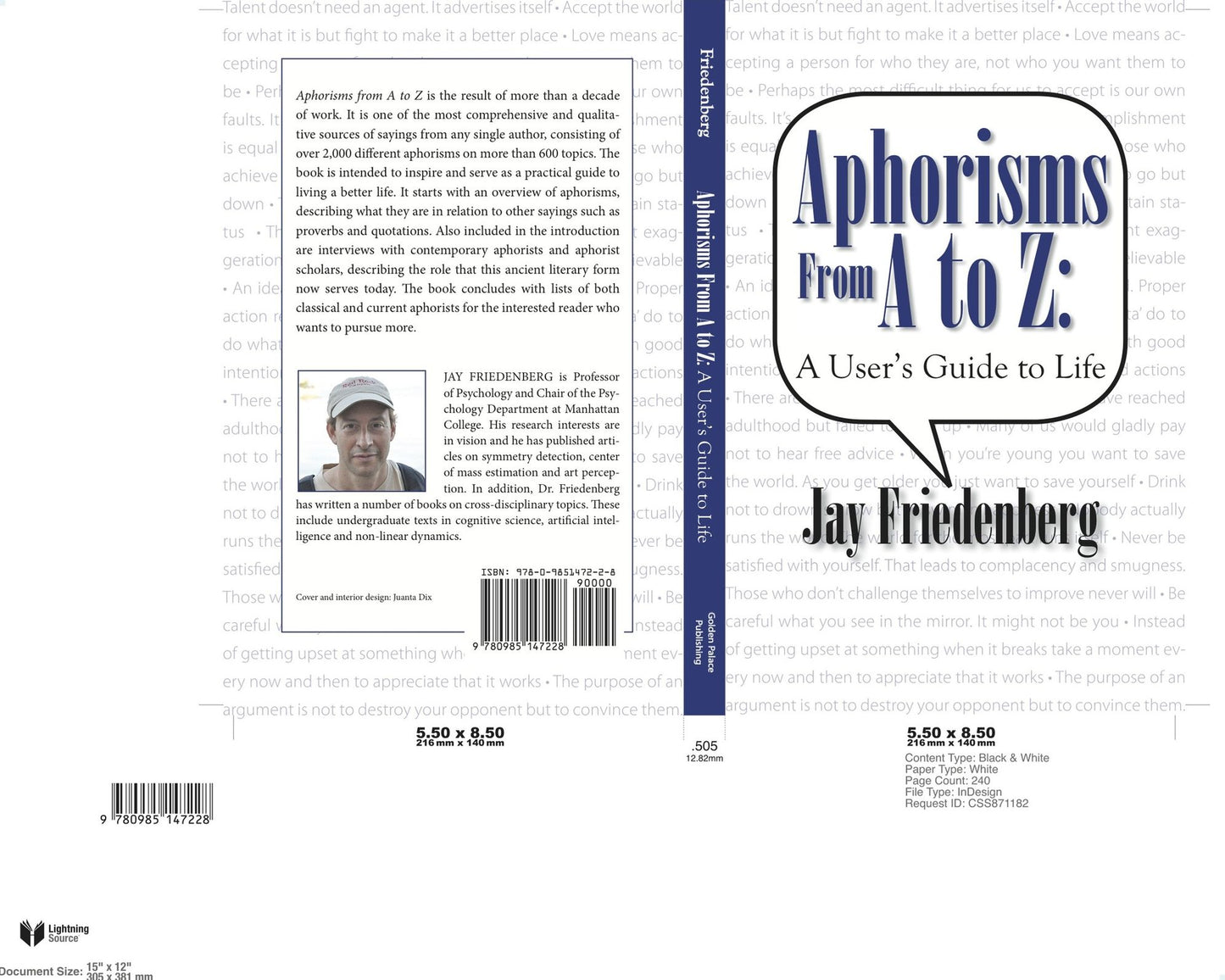Aphorisms From A to Z: A User's Guide to Life