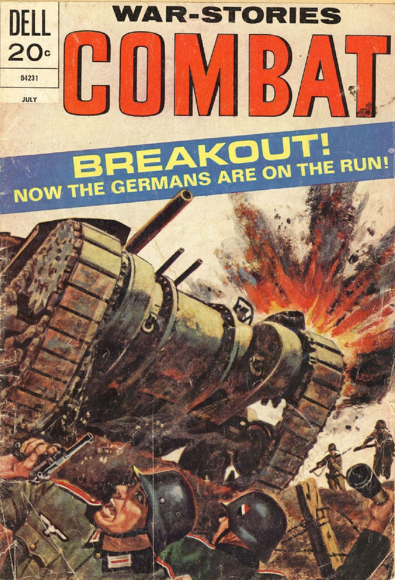 Combat Number 39 War Comic Book