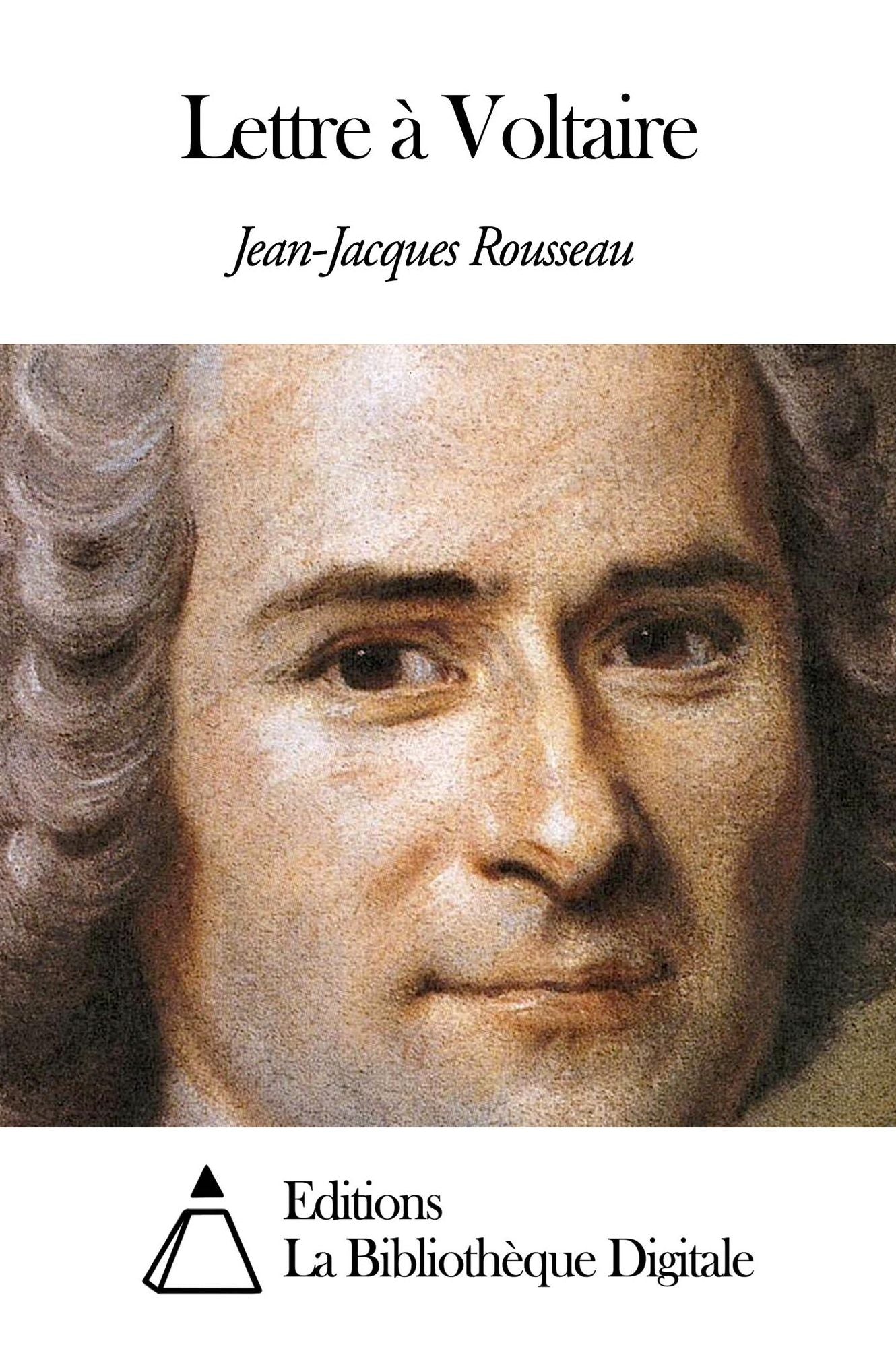 Lettre &agrave; Voltaire