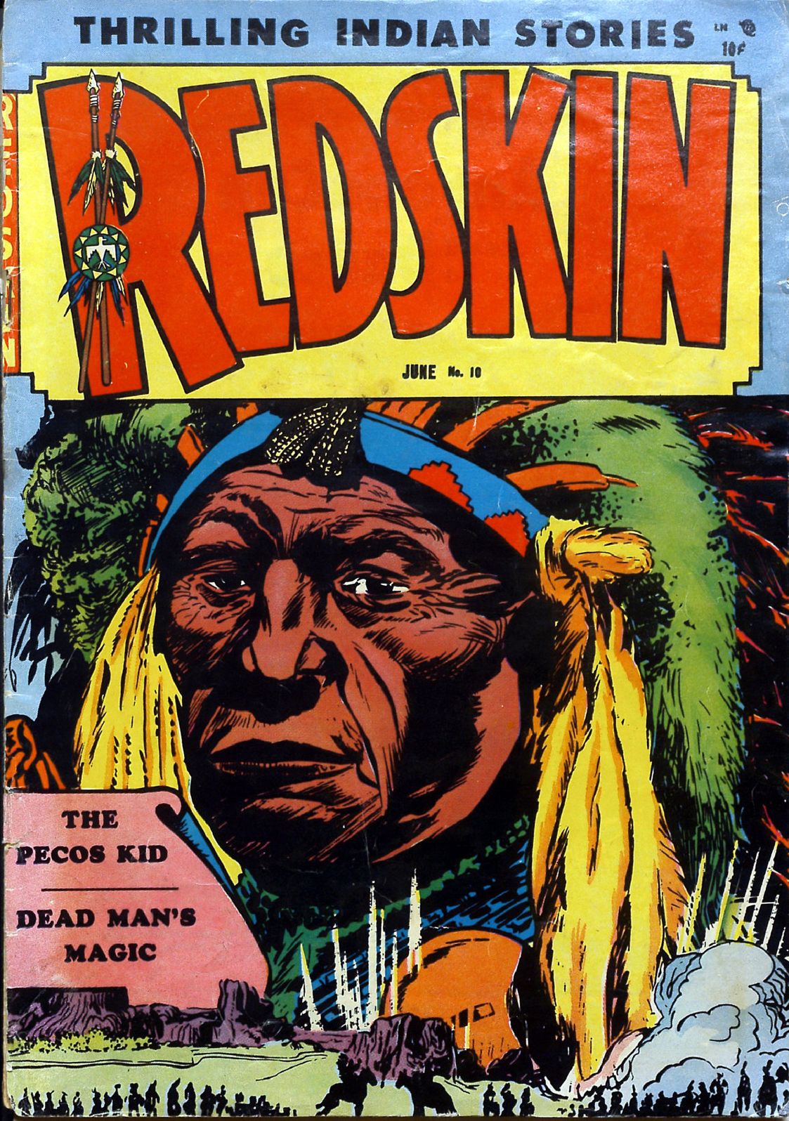 Redskin Number 10 Western Comic Book
