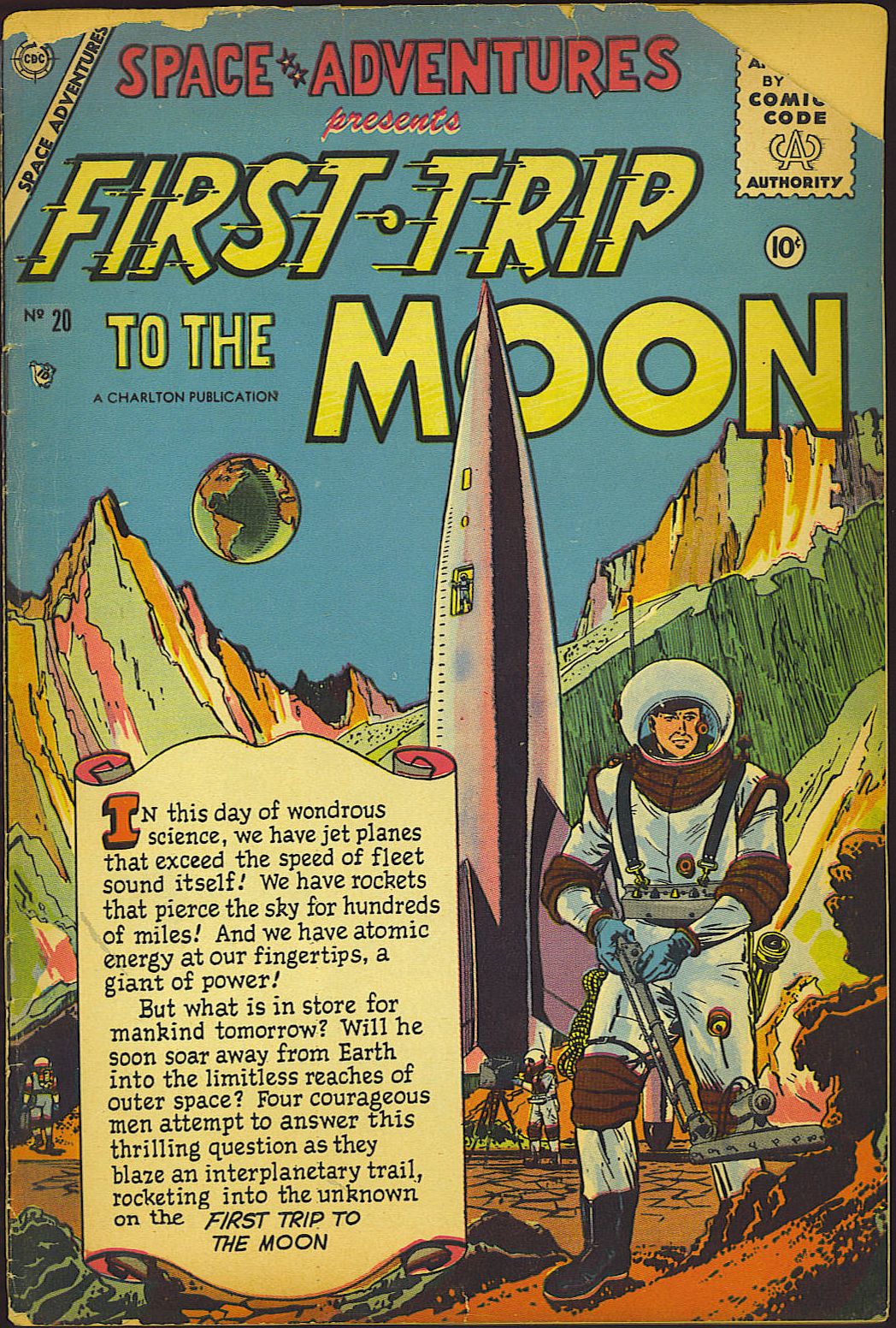 Space Adventures Number 20 Science Fiction Comic Book