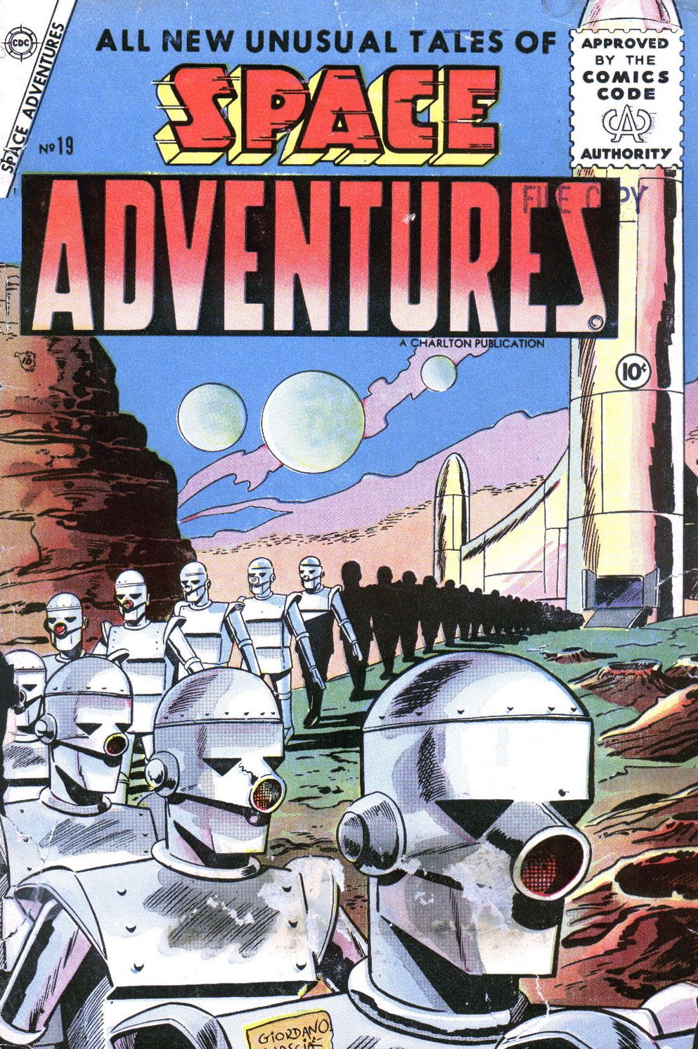 Space Adventures Number 19 Science Fiction Comic Book