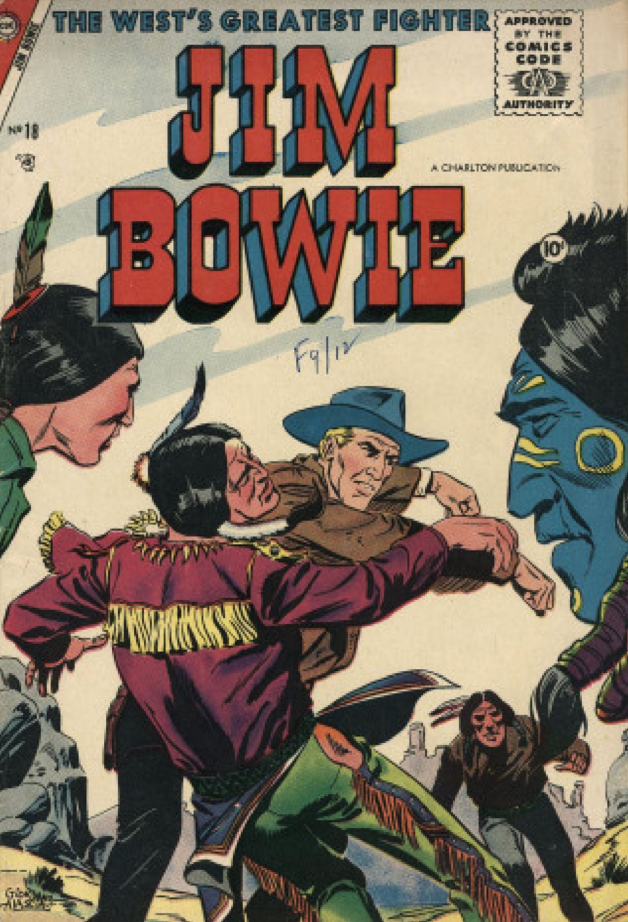 Jim Bowie Number 18 Western Comic Book