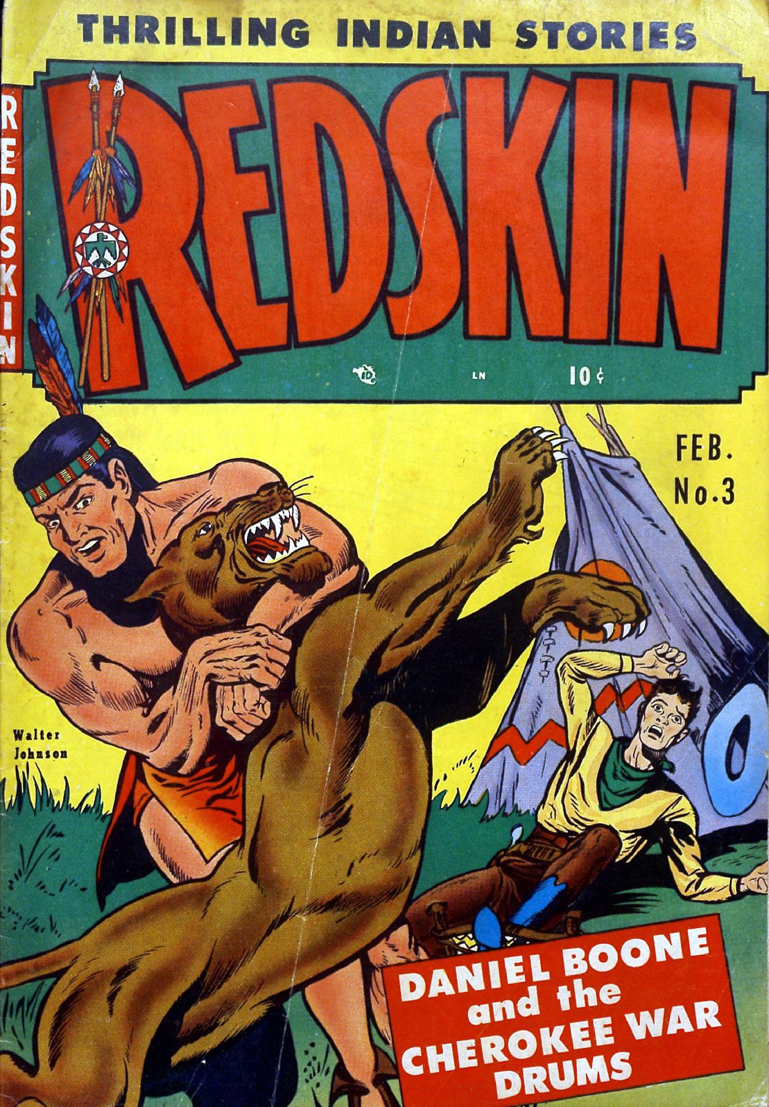Redskin Number 3 Western Comic Book