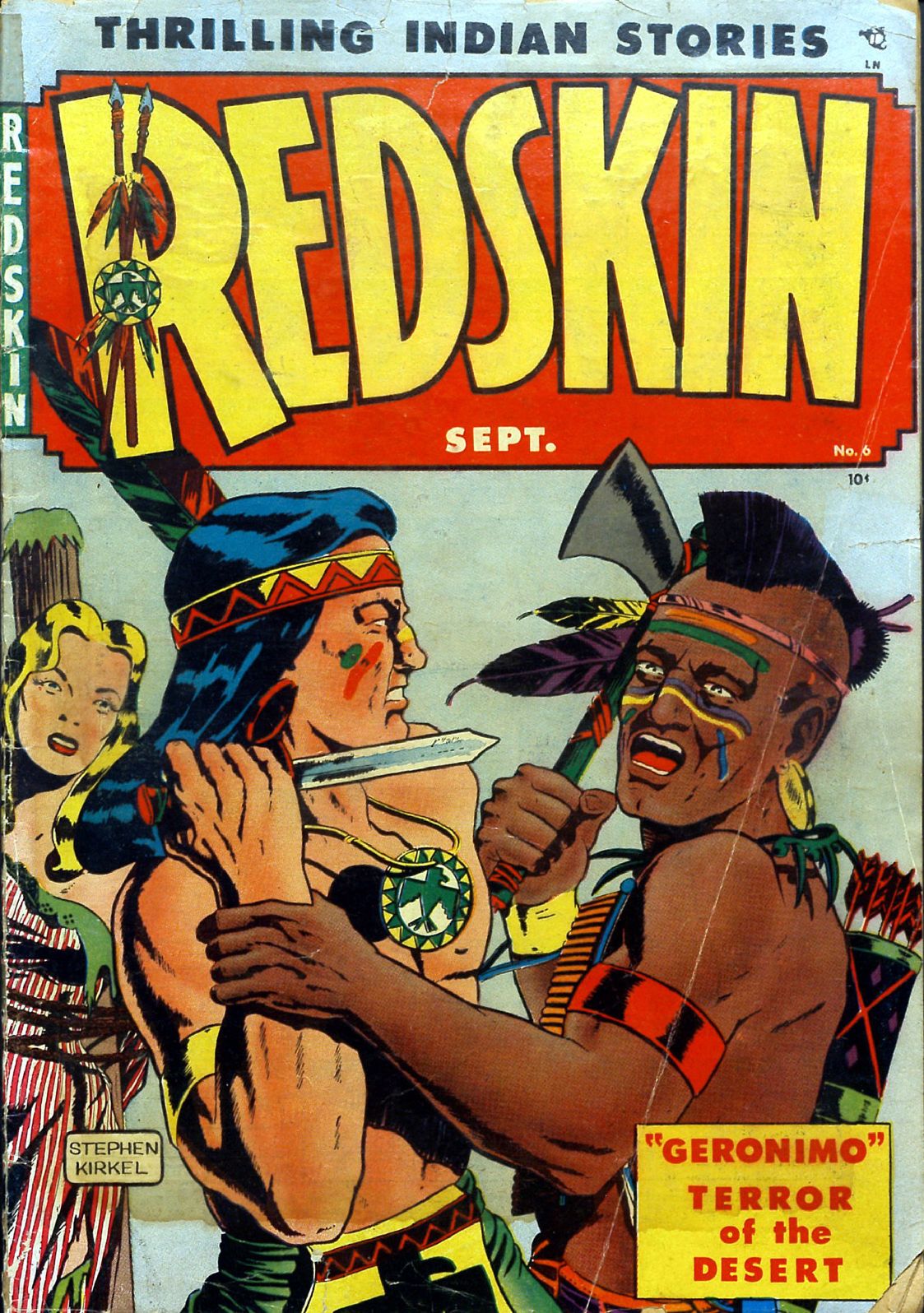 Redskin Number 6 Western Comic Book
