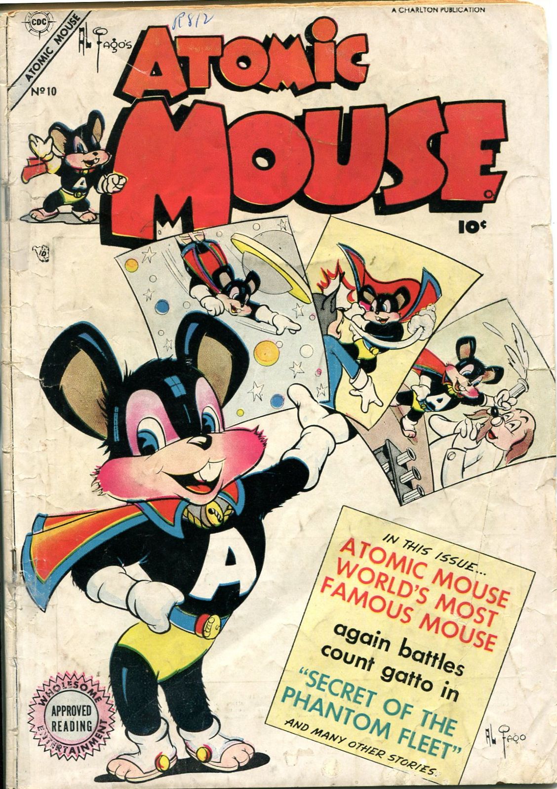 Atomic Mouse Number 10 Childrens Comic Book
