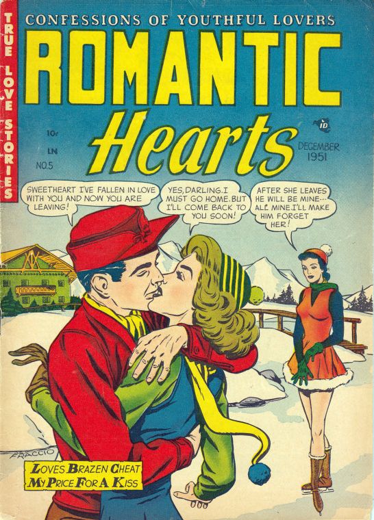 Romantic Hearts Number 5 Love Comic Book