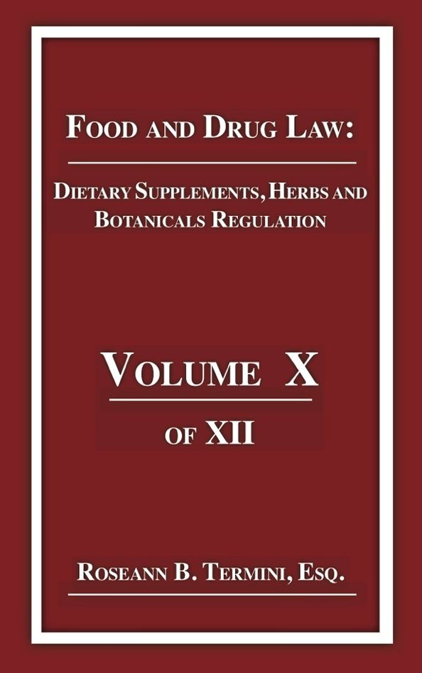 Dietary Supplements, Herbs and Botanicals Regulation