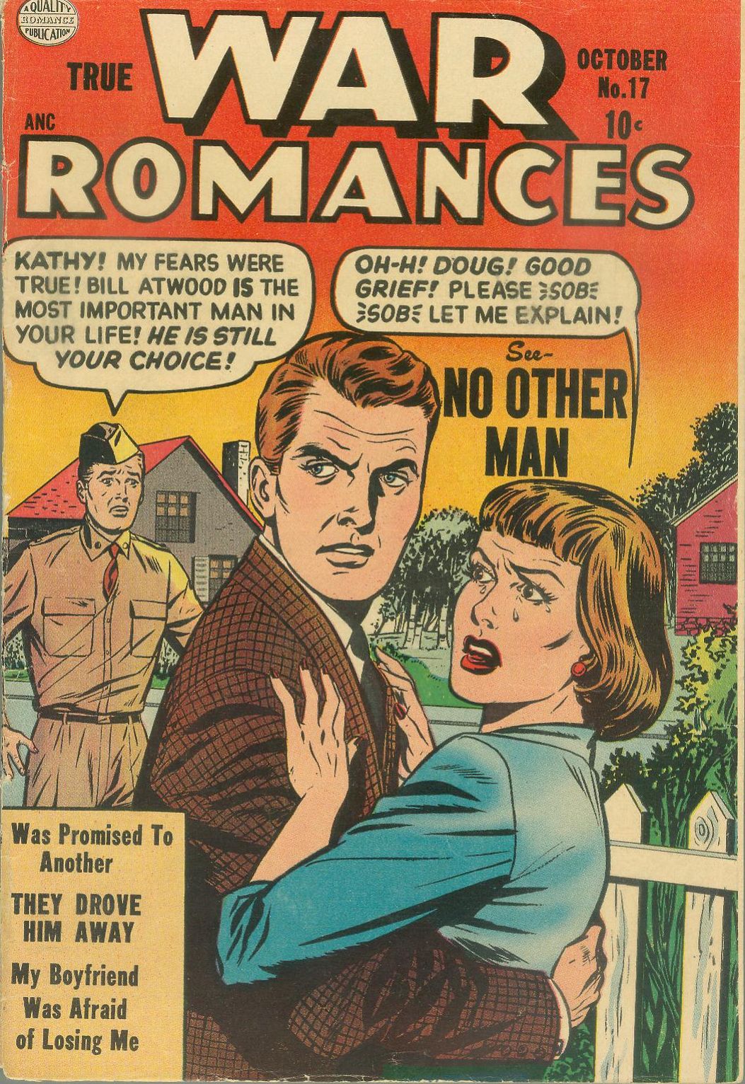 True War Romances Number 17 Love comic book