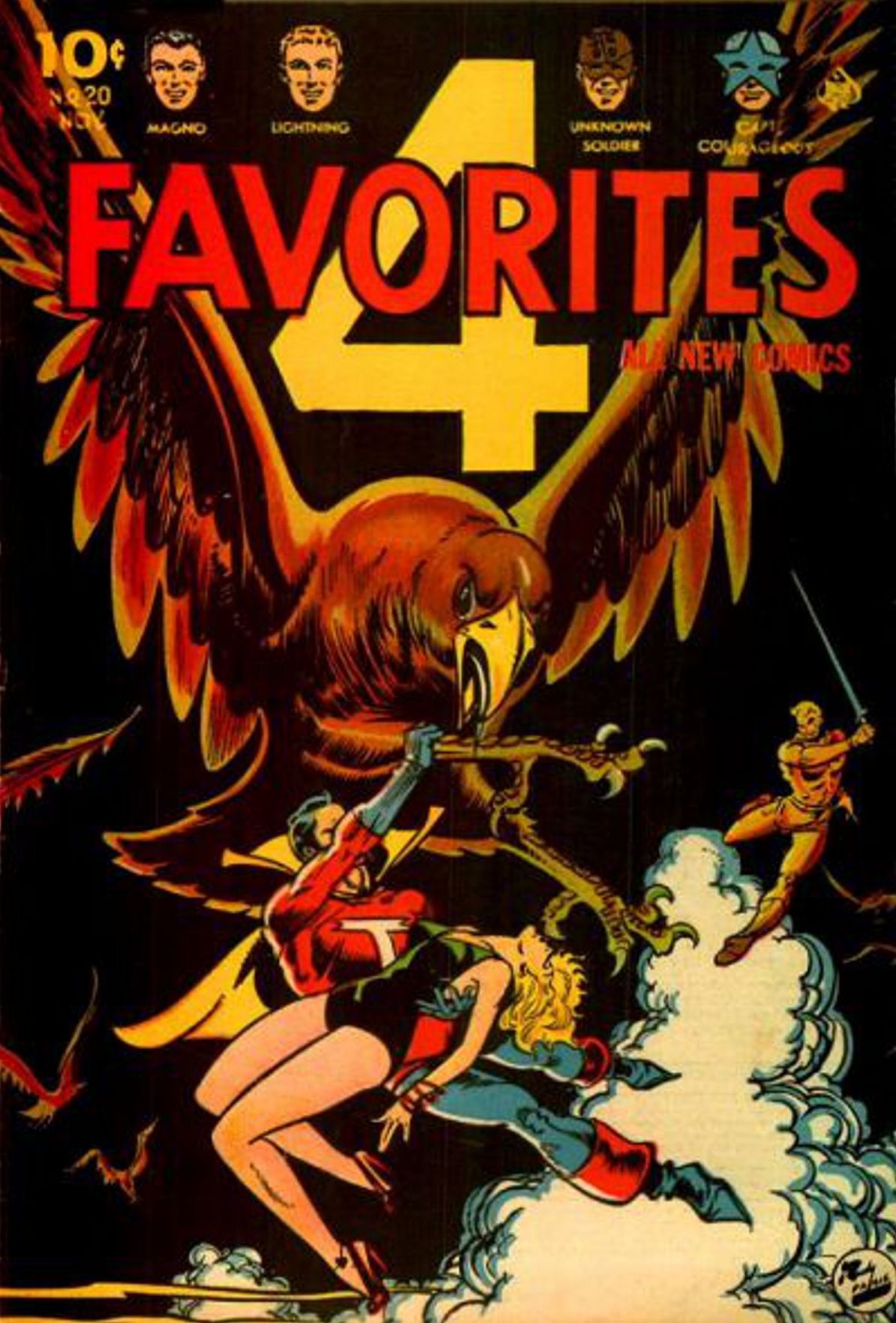 Four Favorites Unknown Soldier Comic Books Issue No. 20
