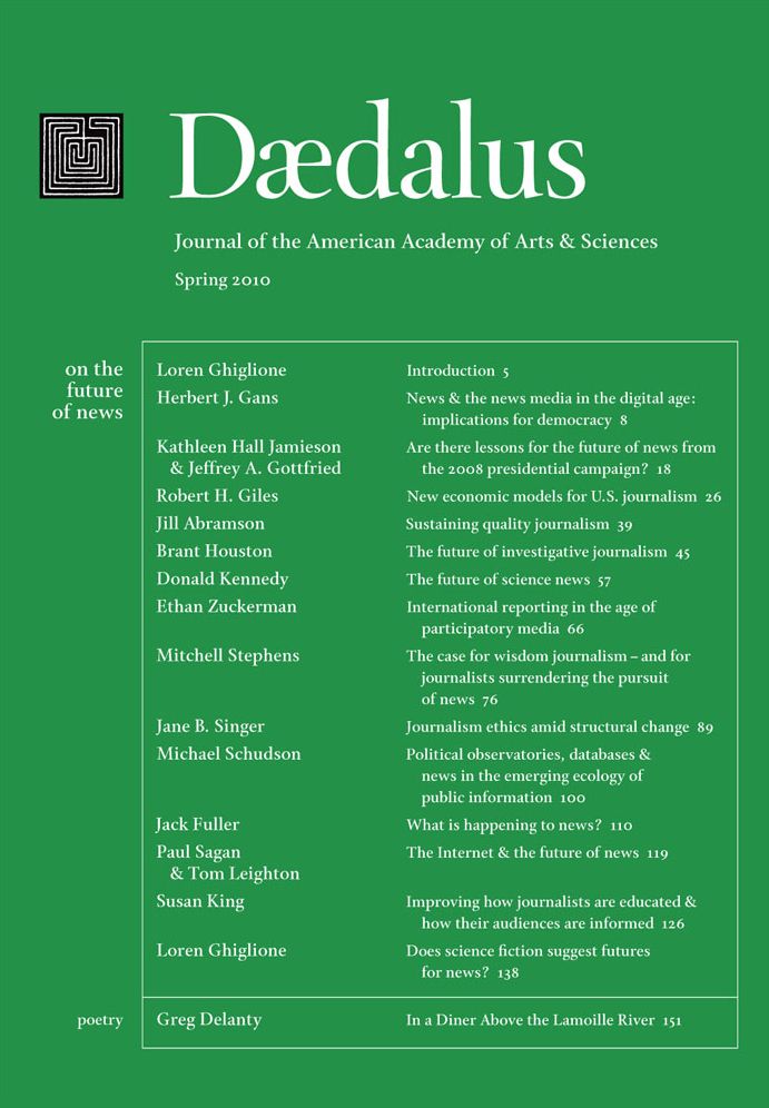 Daedalus 139:2 (Spring 2010) - On the Future of News