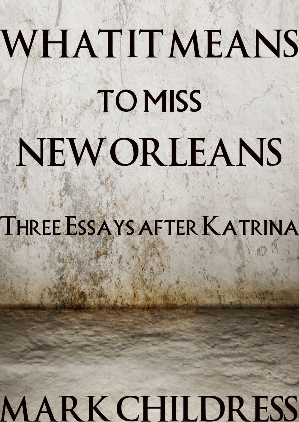 What It Means to Miss New Orleans: Three Essays after Katrina