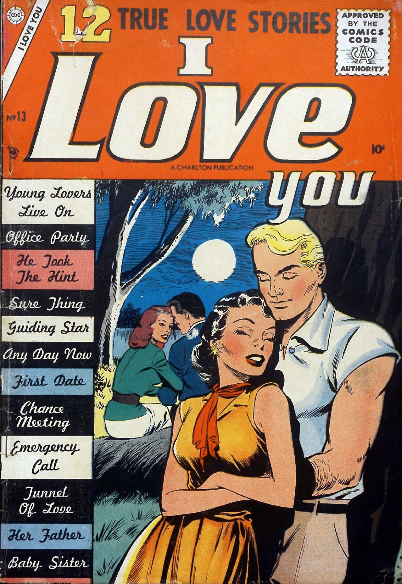 I Love You Number 13 Romance Comic Book