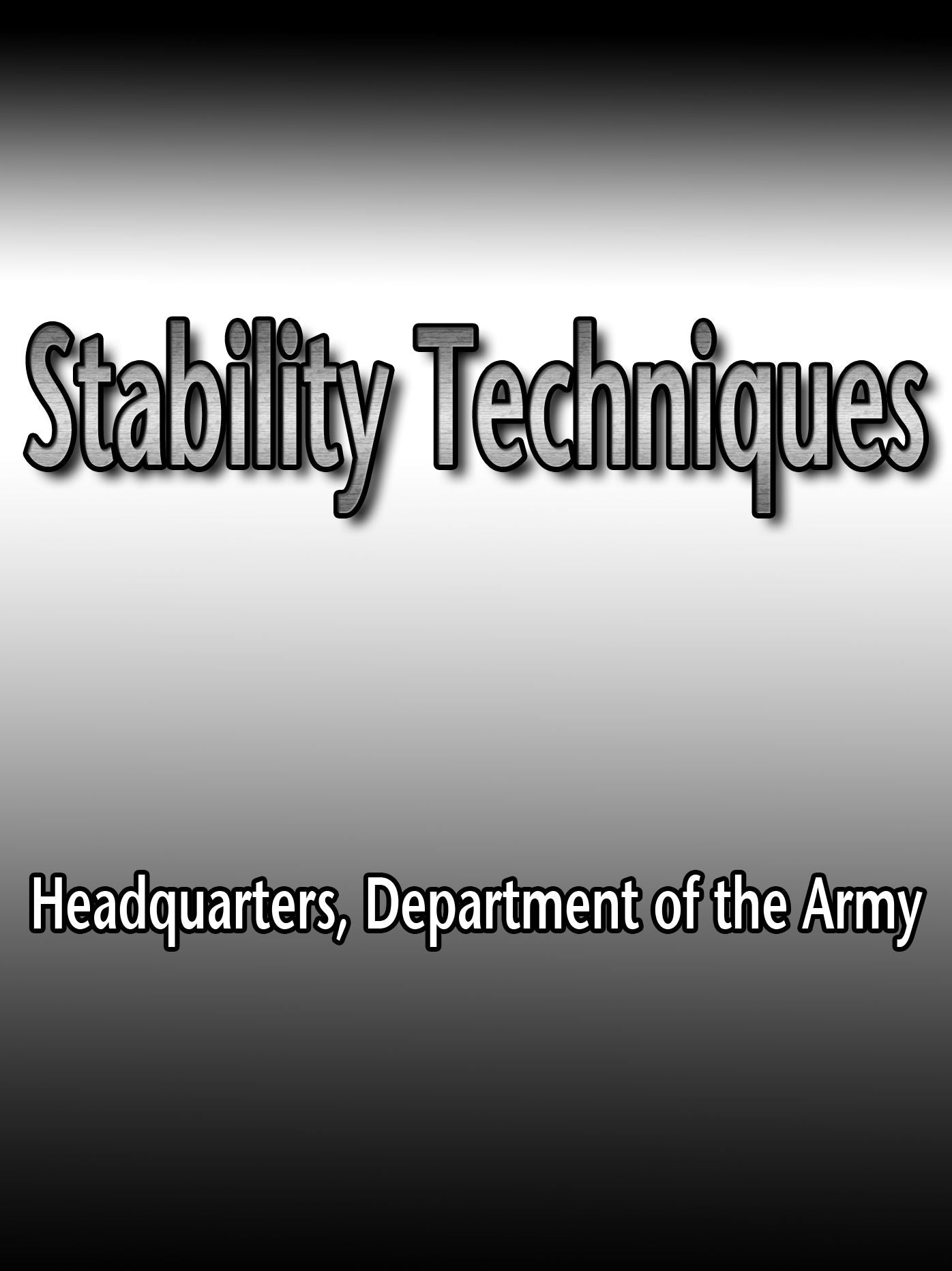 Stability Techniques